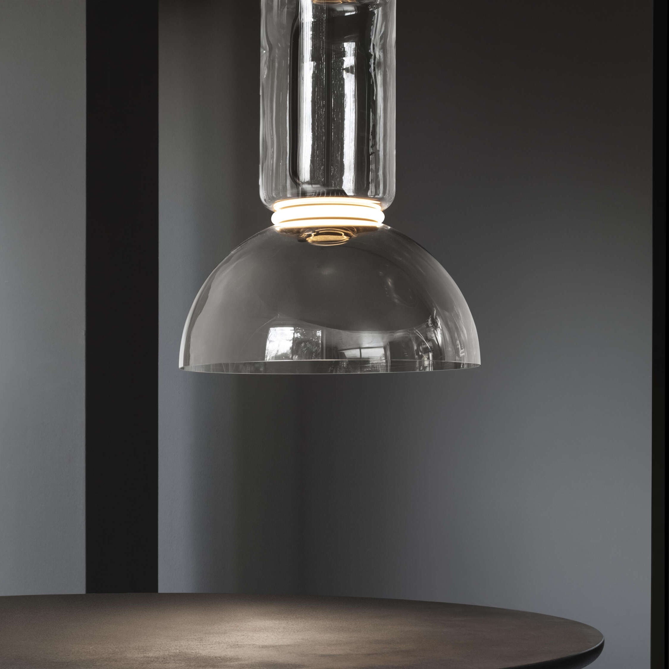 Teyylino Cilindrische Glazen Hanglamp
