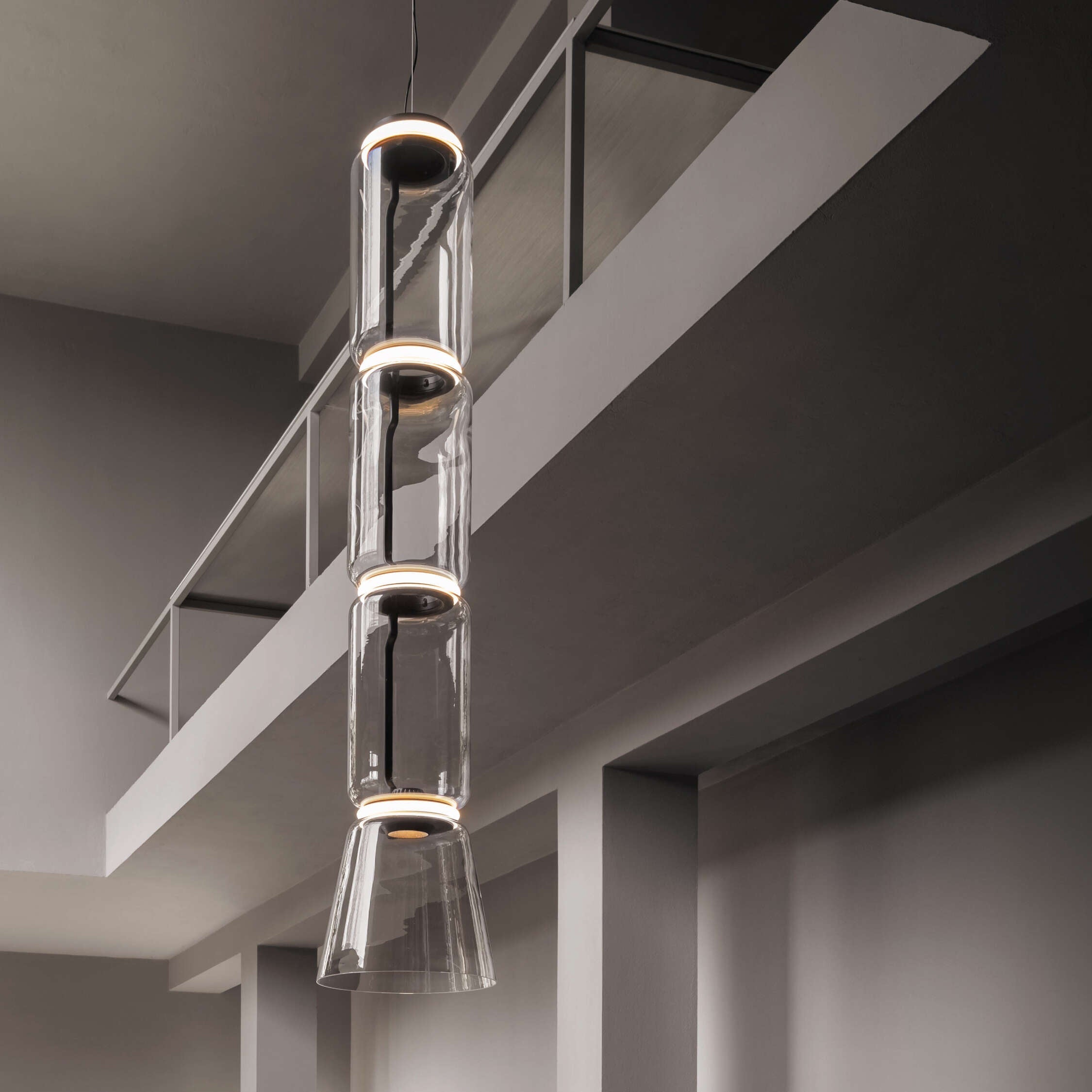 Teyylino Cilindrische Glazen Hanglamp