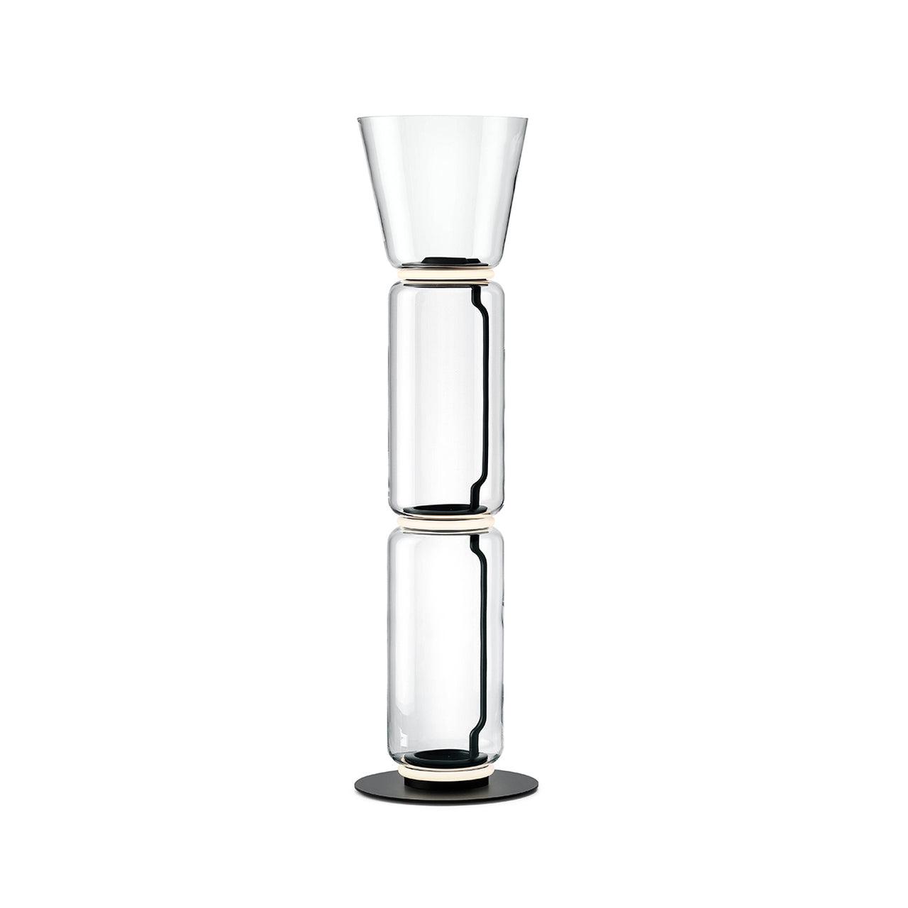 Teyylino Cilindrische Glazen Vloerlamp