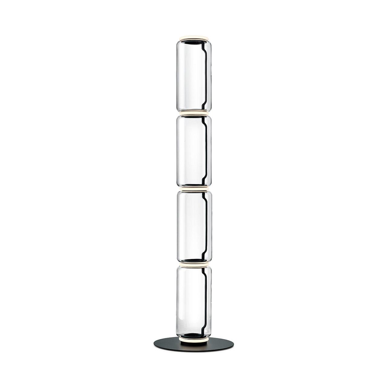 Teyylino Cilindrische Glazen Vloerlamp