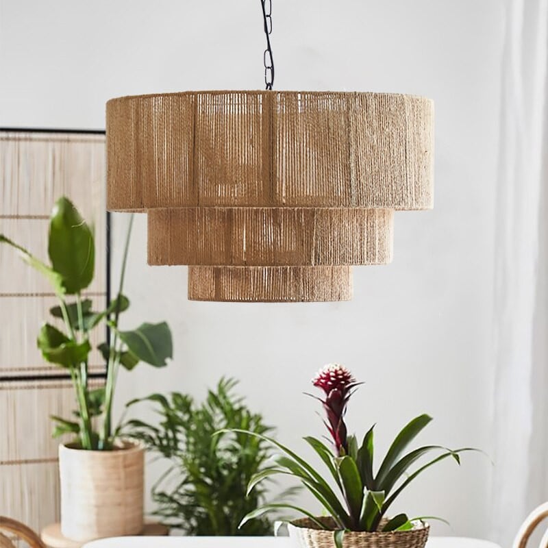 Taverno Henneptouw Boho Hanglamp