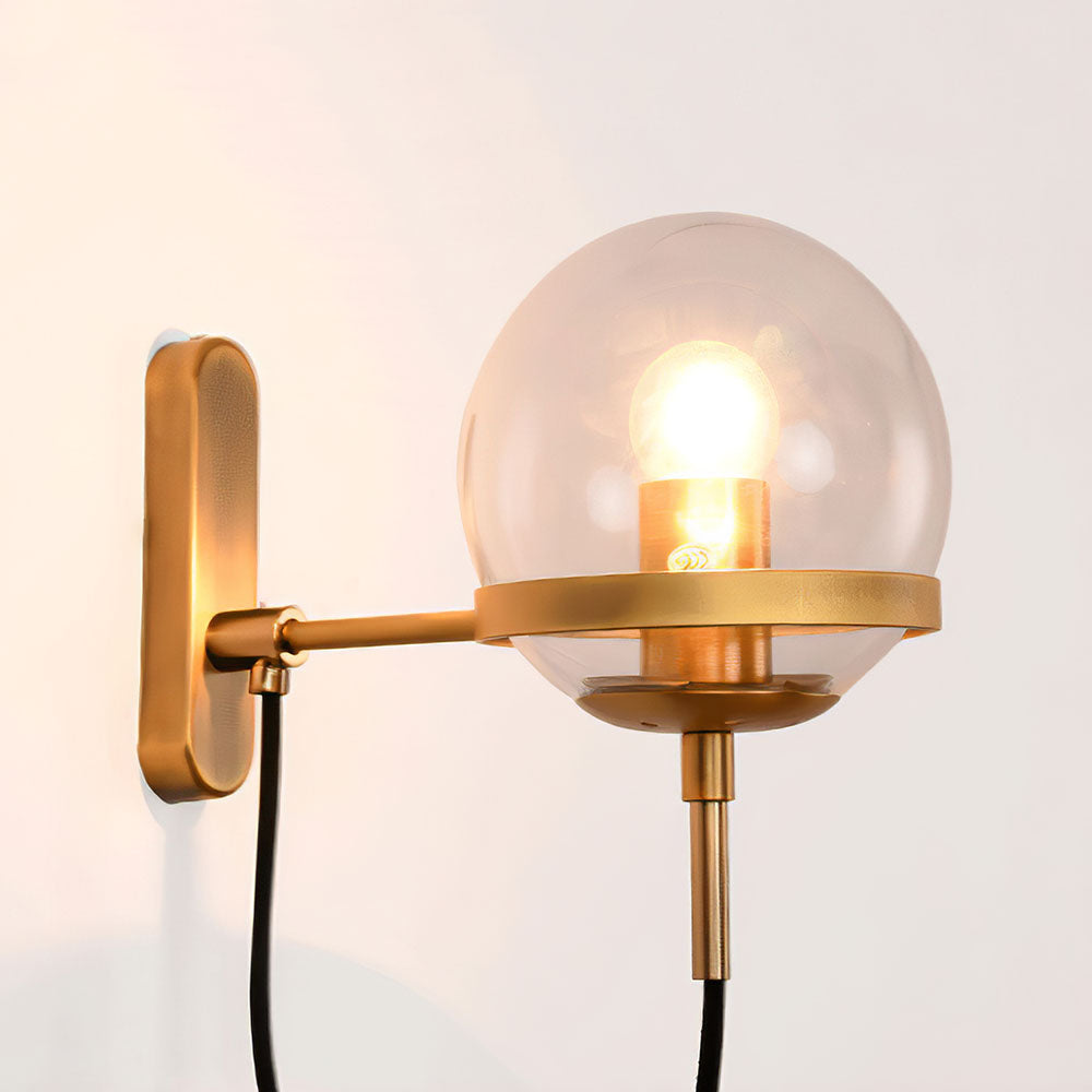 Zelva Retro Bolvorm Wandlamp