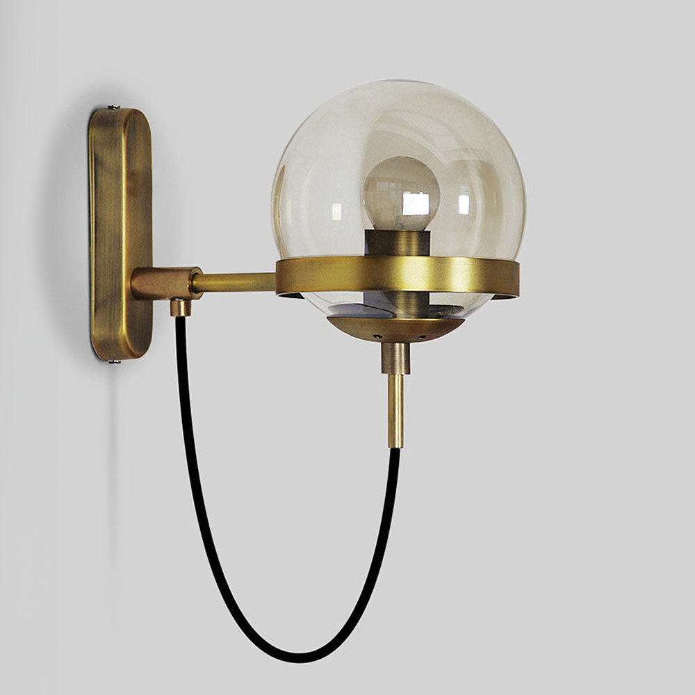 Zelva Retro Bolvorm Wandlamp