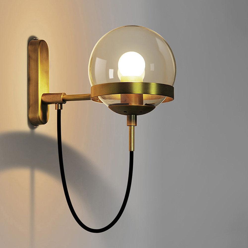 Zelva Retro Bolvorm Wandlamp