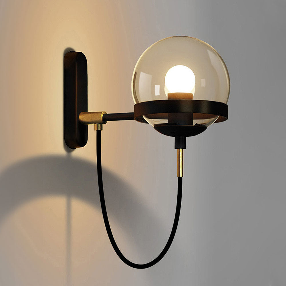 Zelva Retro Bolvorm Wandlamp