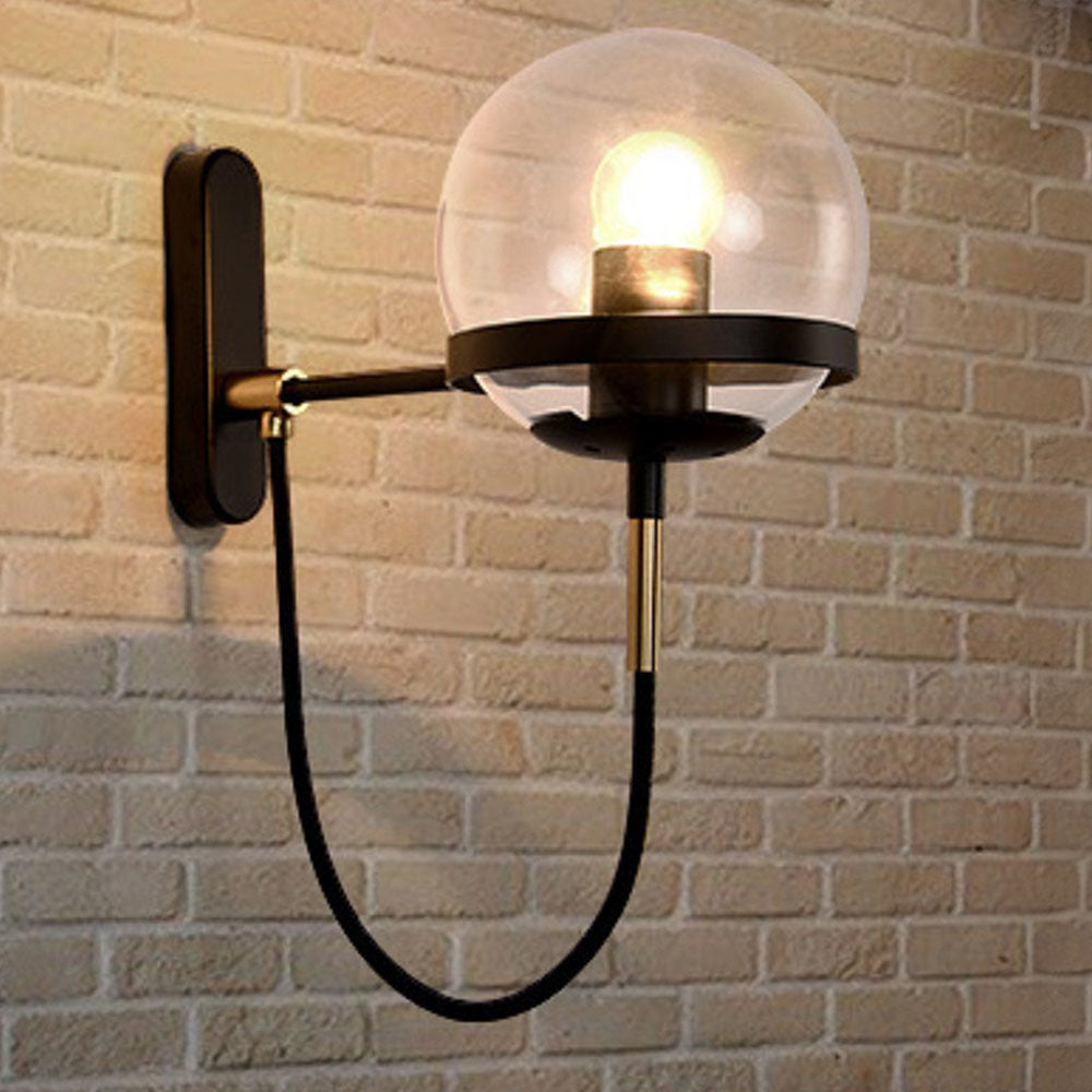 Zelva Retro Bolvorm Wandlamp
