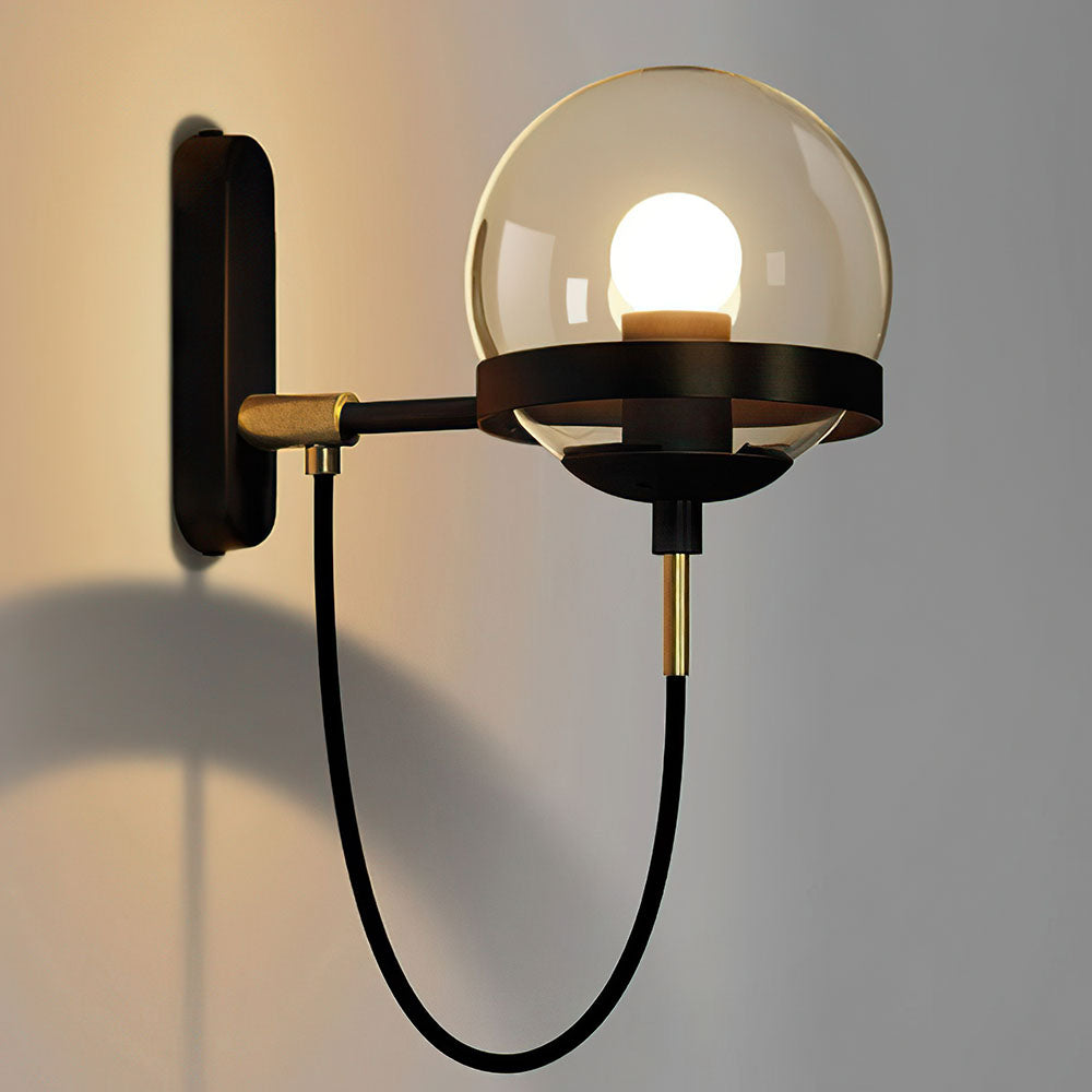 Zelva Retro Bolvorm Wandlamp