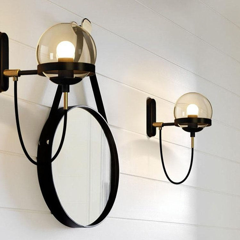 Zelva Retro Bolvorm Wandlamp