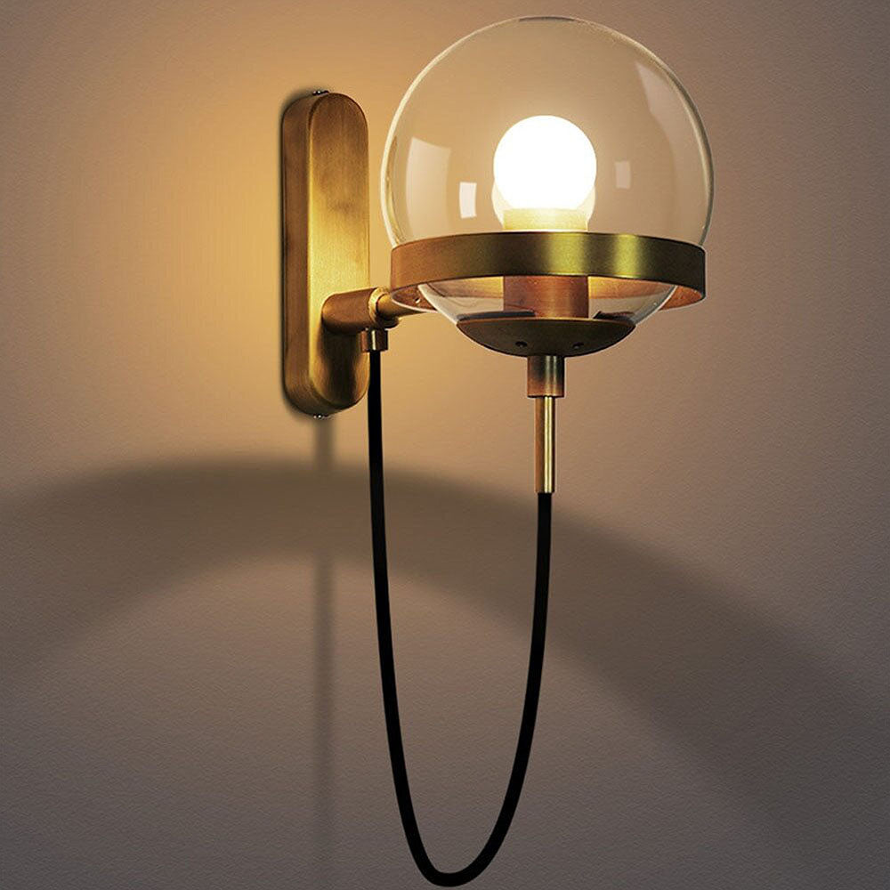 Zelva Retro Bolvorm Wandlamp