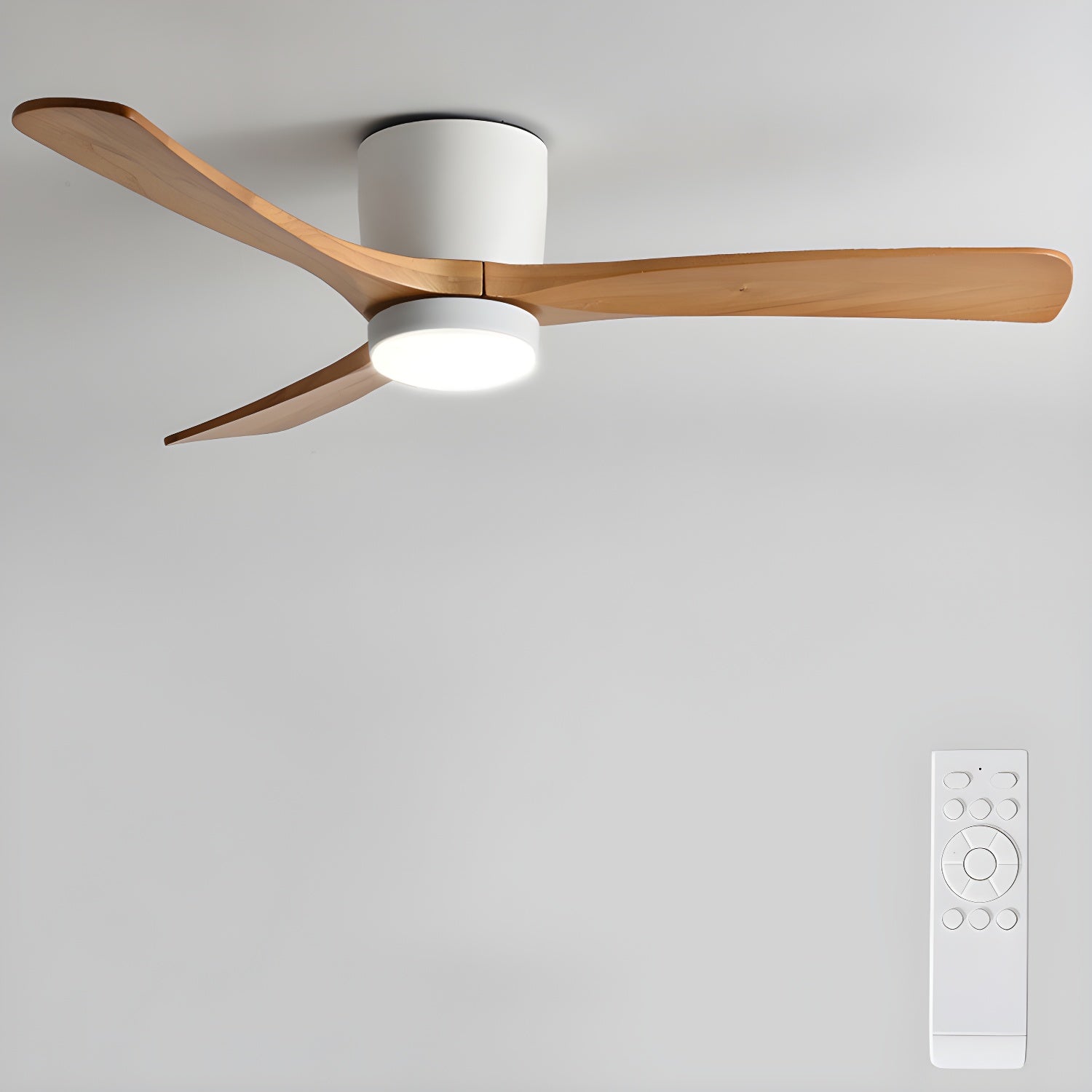 Lyio Houten LED Plafondventilator