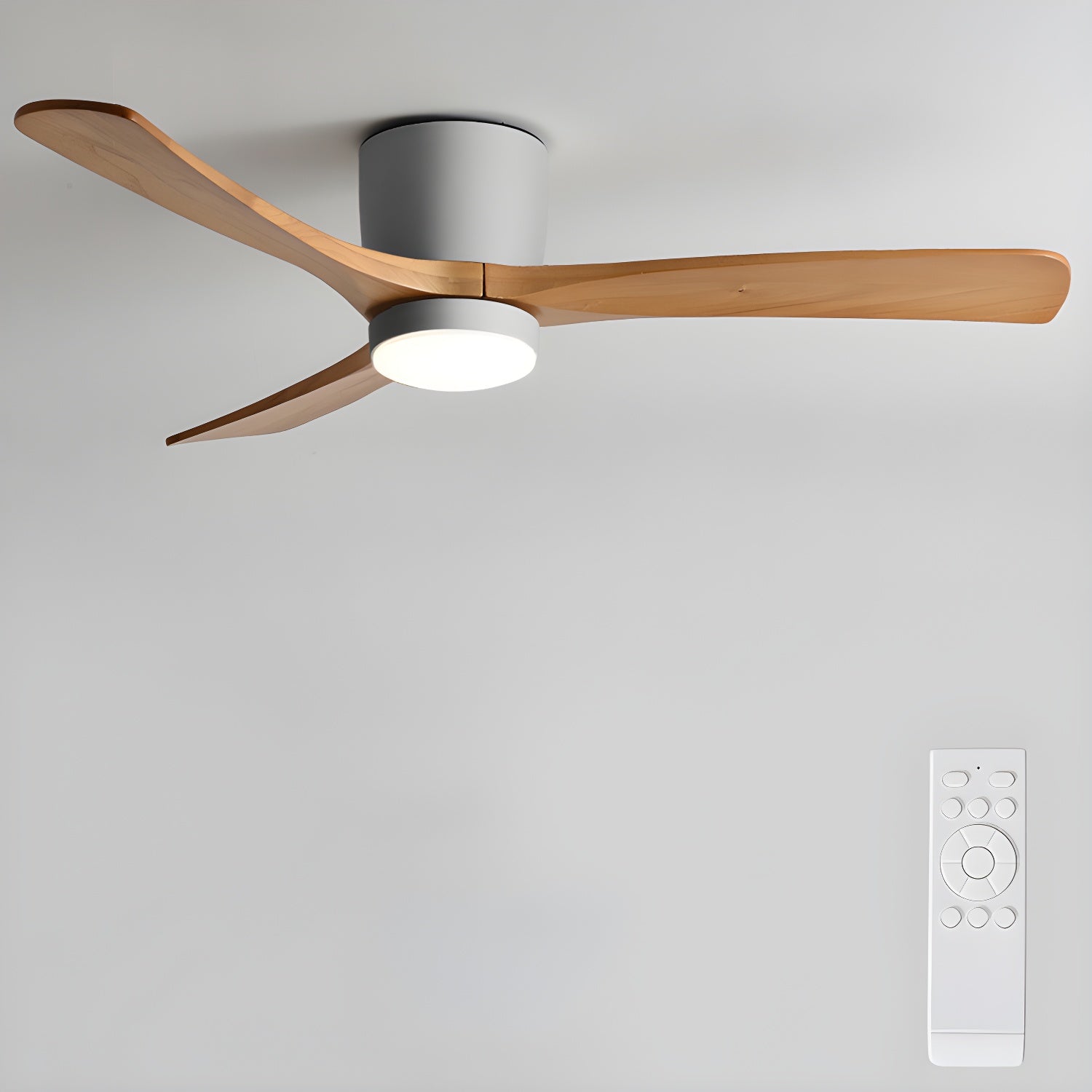 Lyio Houten LED Plafondventilator