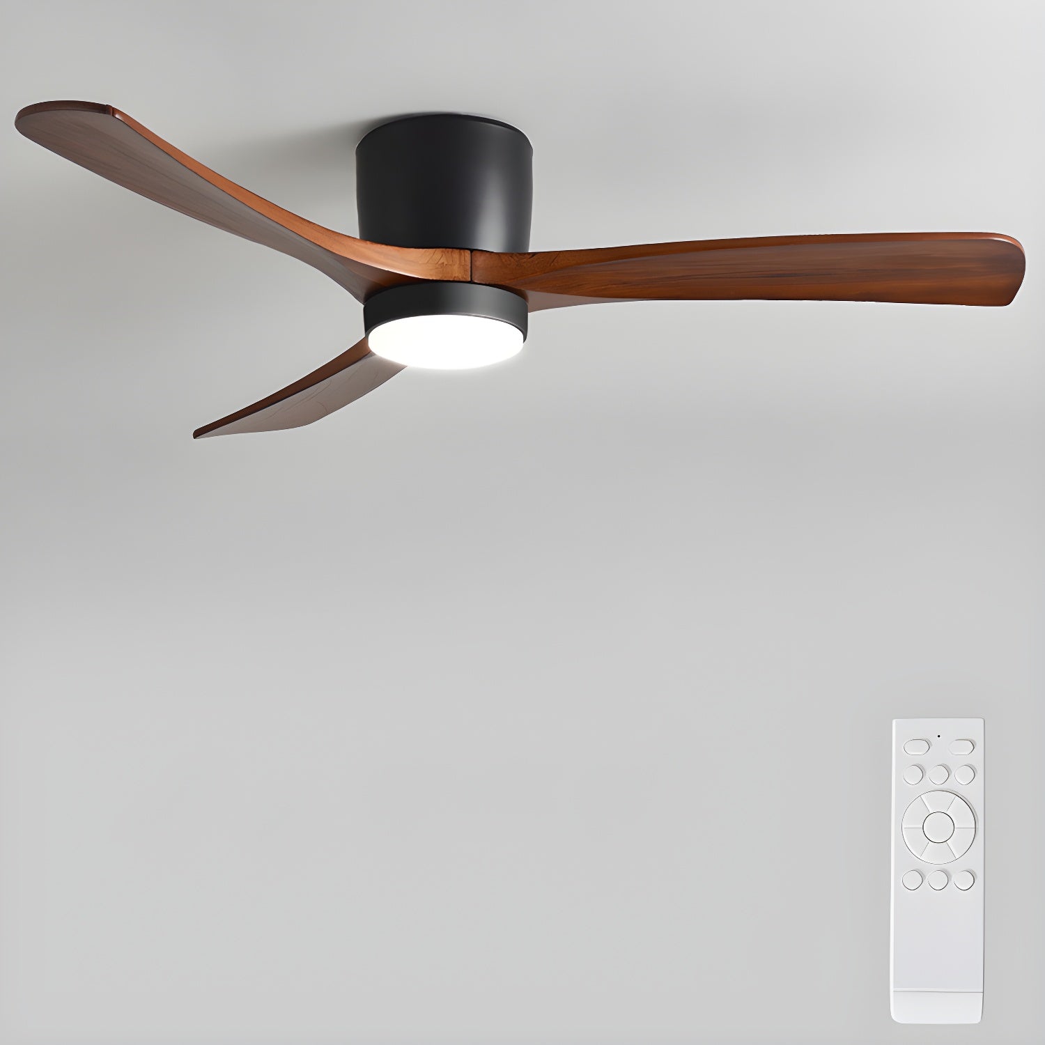 Lyio Houten LED Plafondventilator