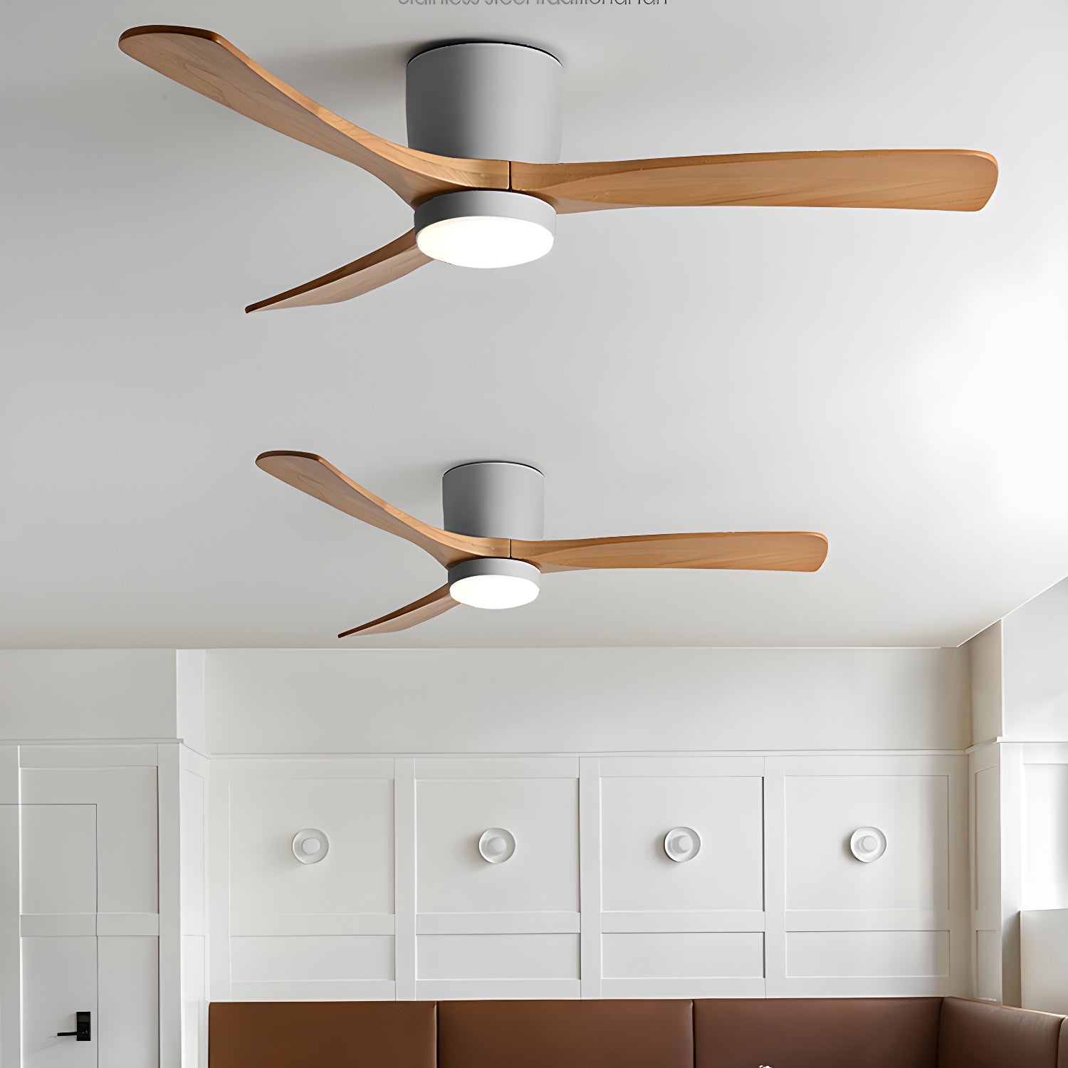 Lyio Houten LED Plafondventilator