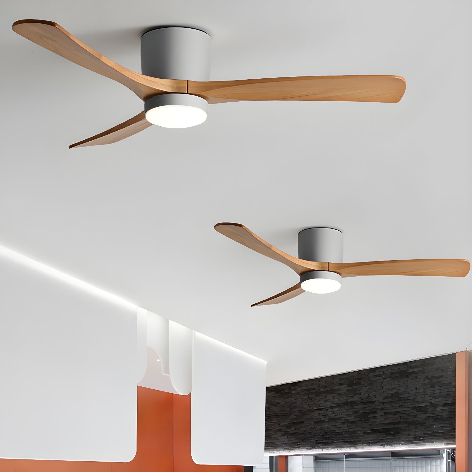 Lyio Houten LED Plafondventilator