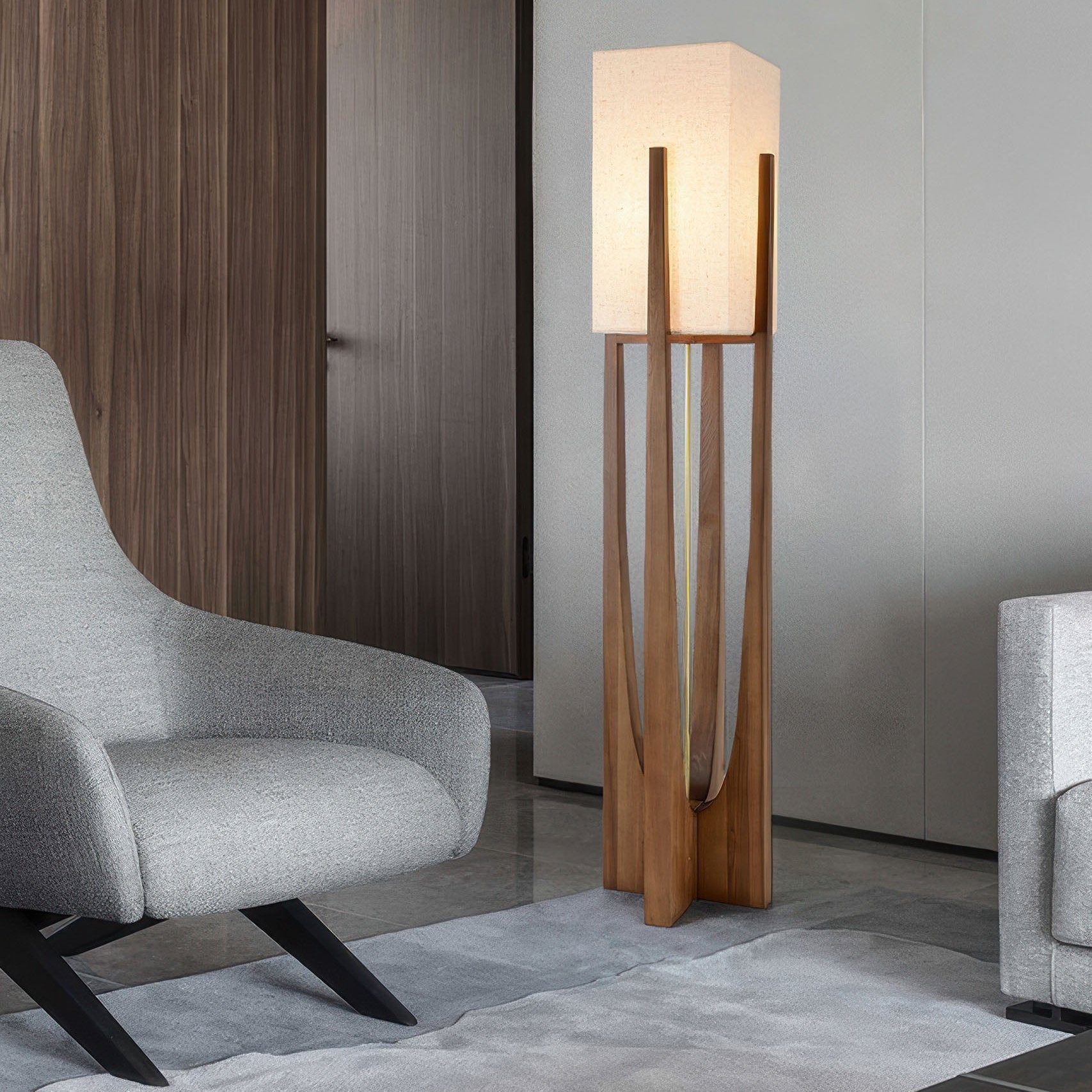 Velin Japanse Stijl Vloerlamp