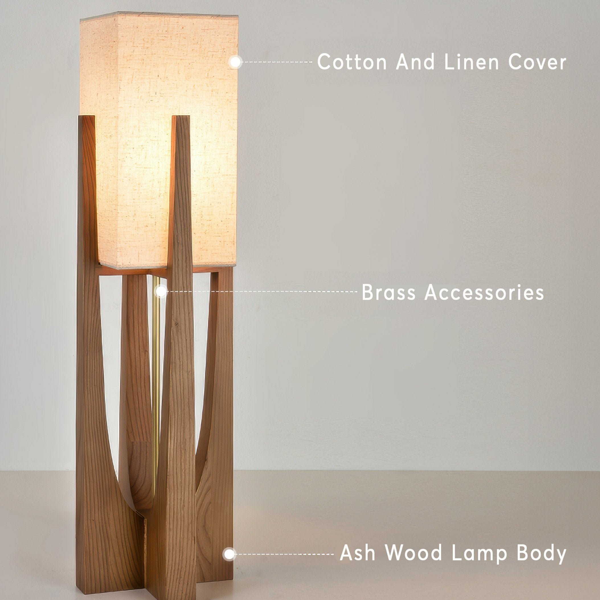 Velin Japanse Stijl Vloerlamp