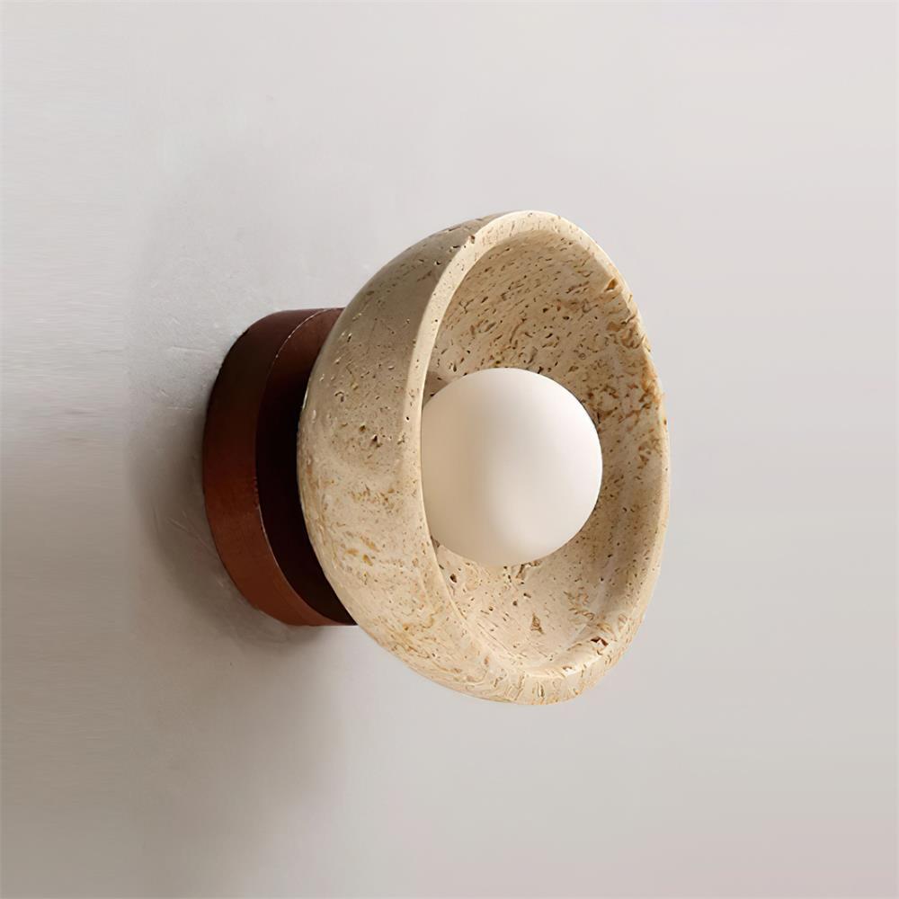 Trivona Travertijn Wandlamp