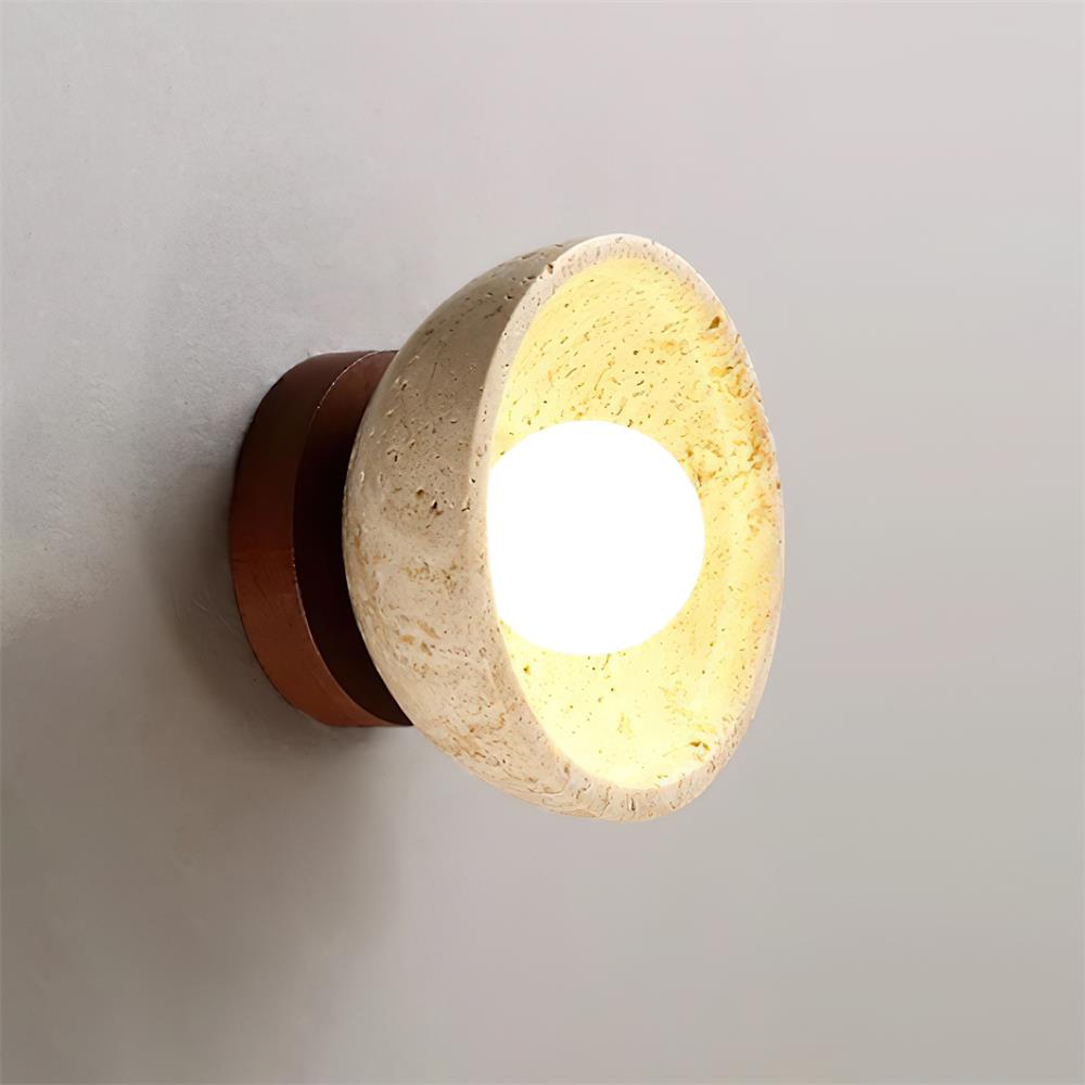 Trivona Travertijn Wandlamp