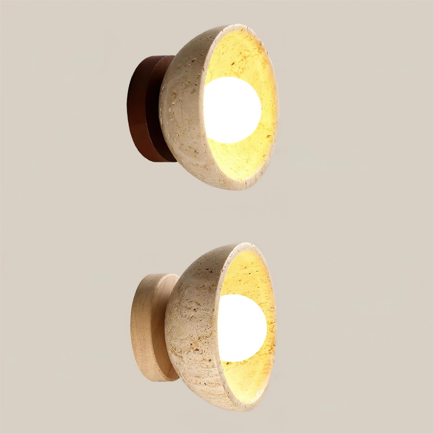 Trivona Travertijn Wandlamp