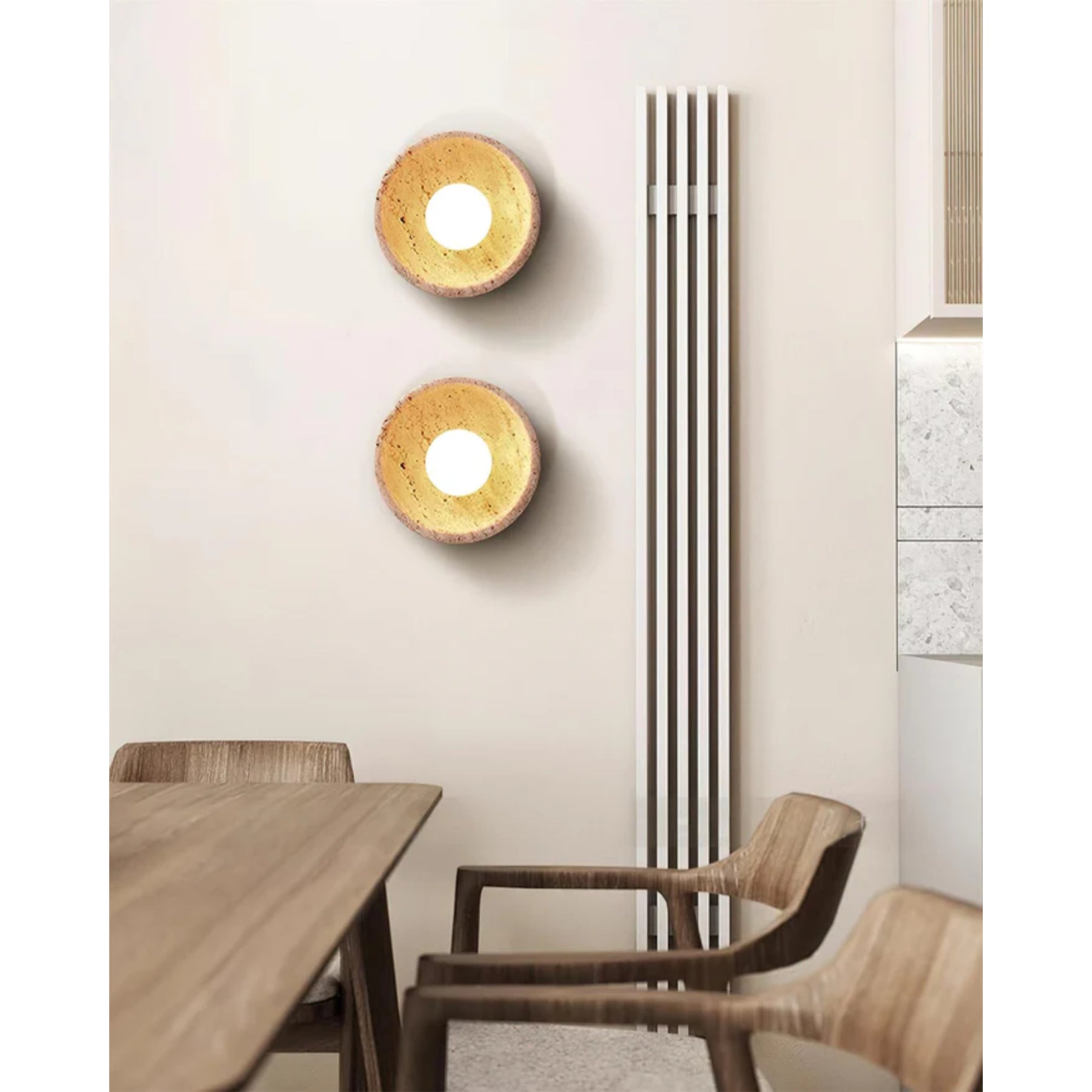 Trivona Travertijn Wandlamp