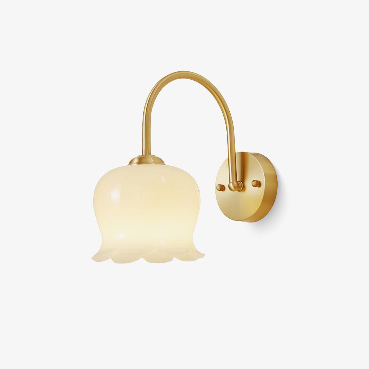 Lampada a stelo con fiore Meltoze