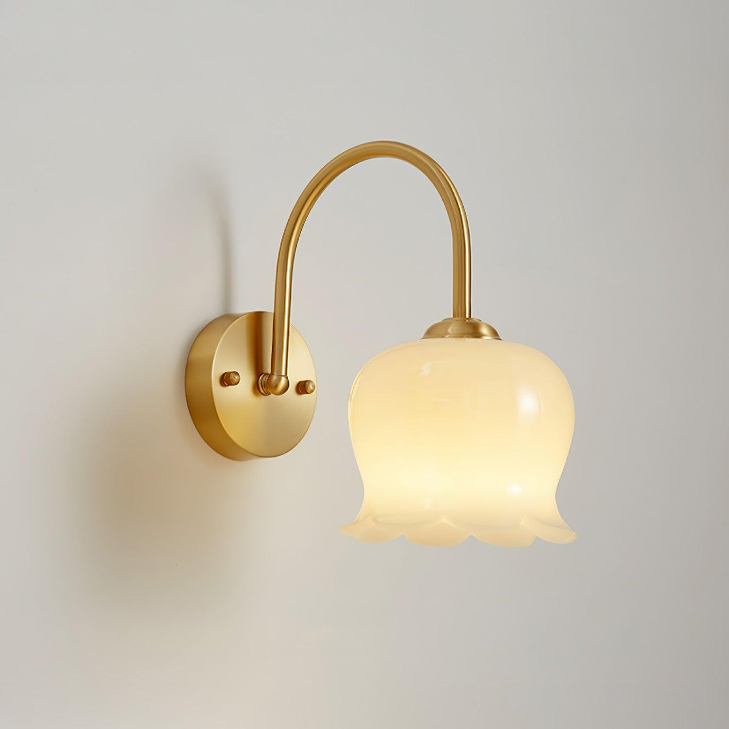 Lampada a stelo con fiore Meltoze