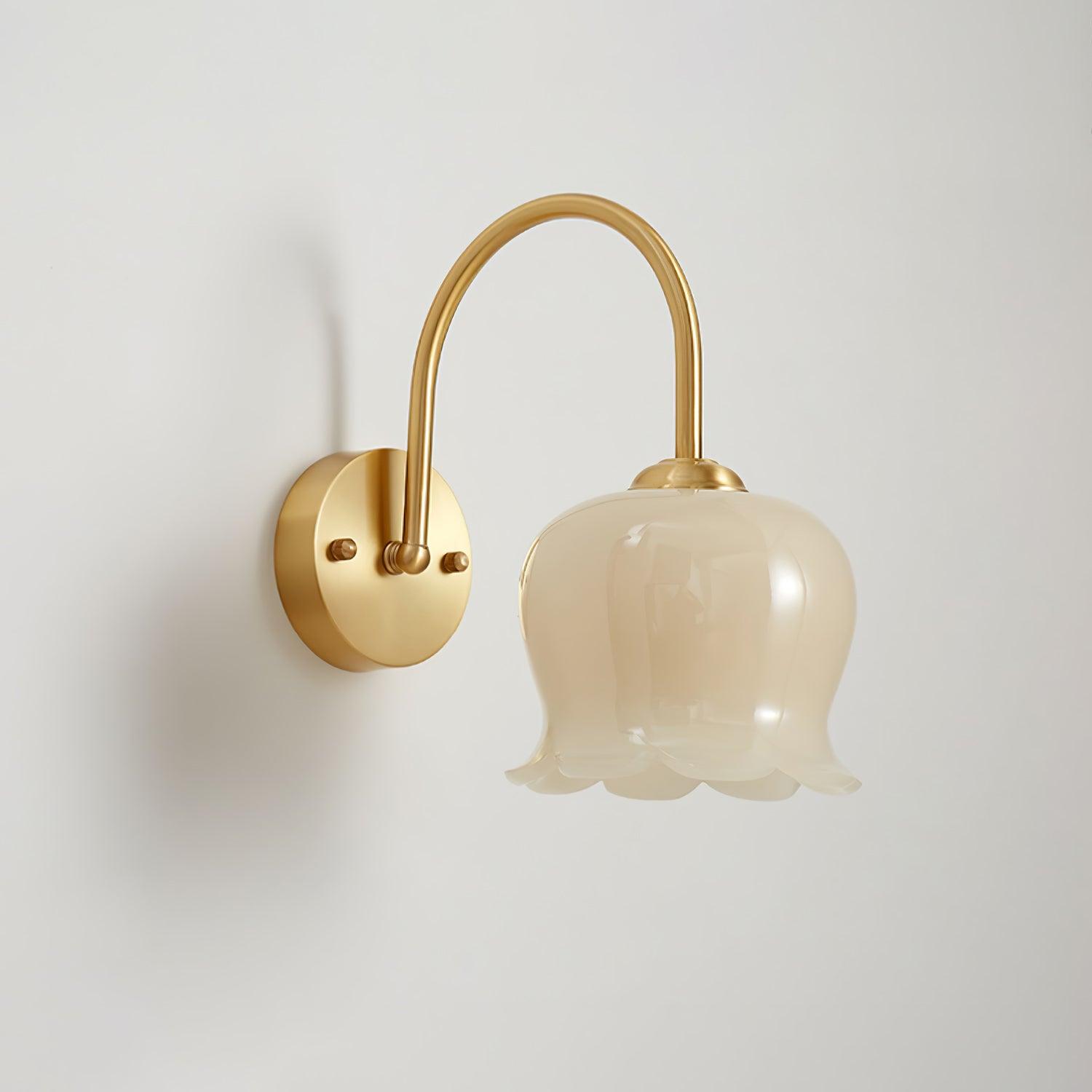 Lampada a stelo con fiore Meltoze