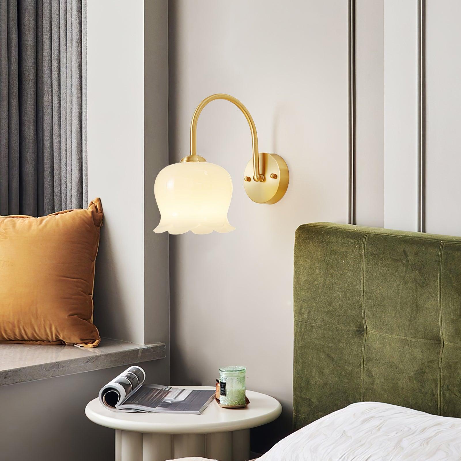 Lampada a stelo con fiore Meltoze