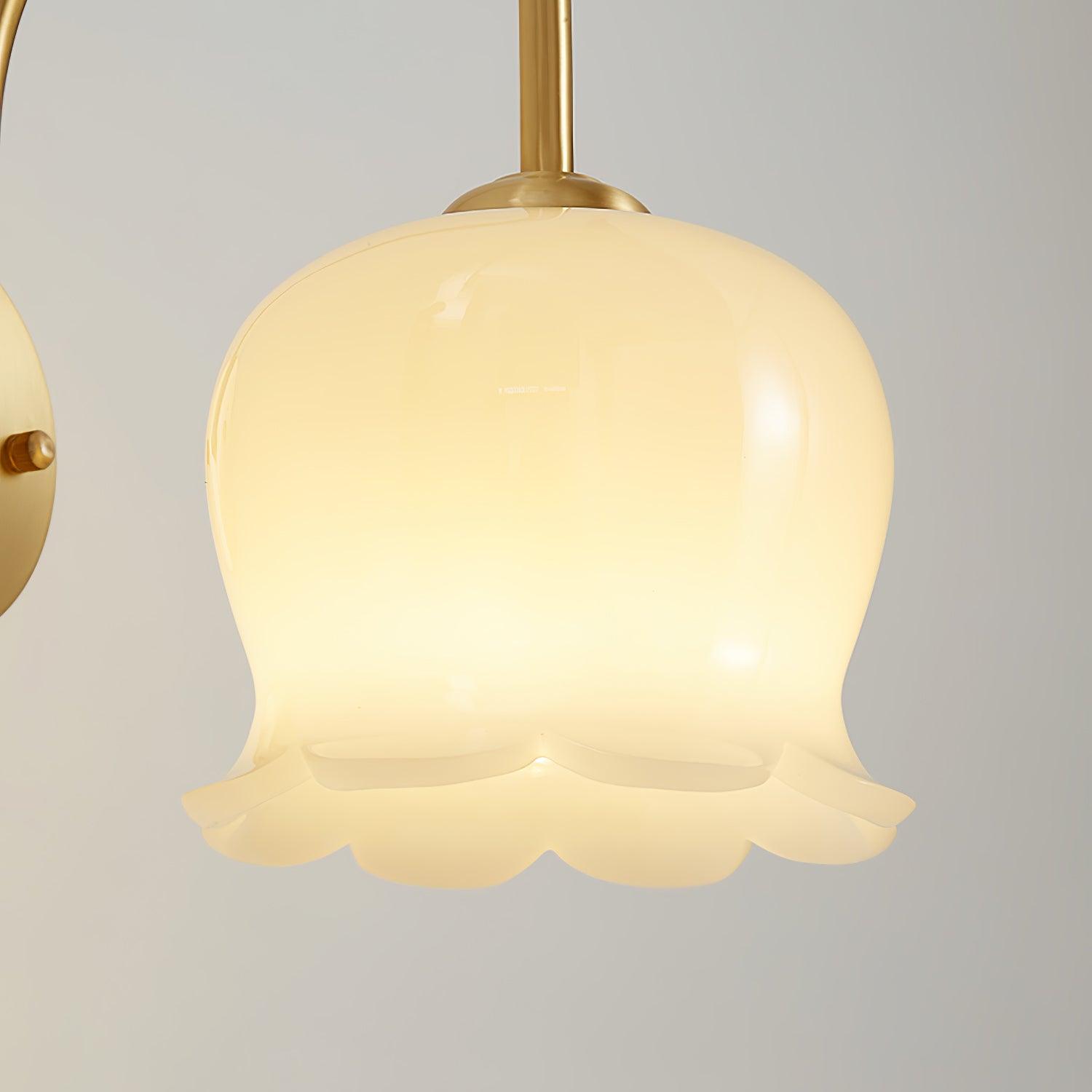 Lampada a stelo con fiore Meltoze