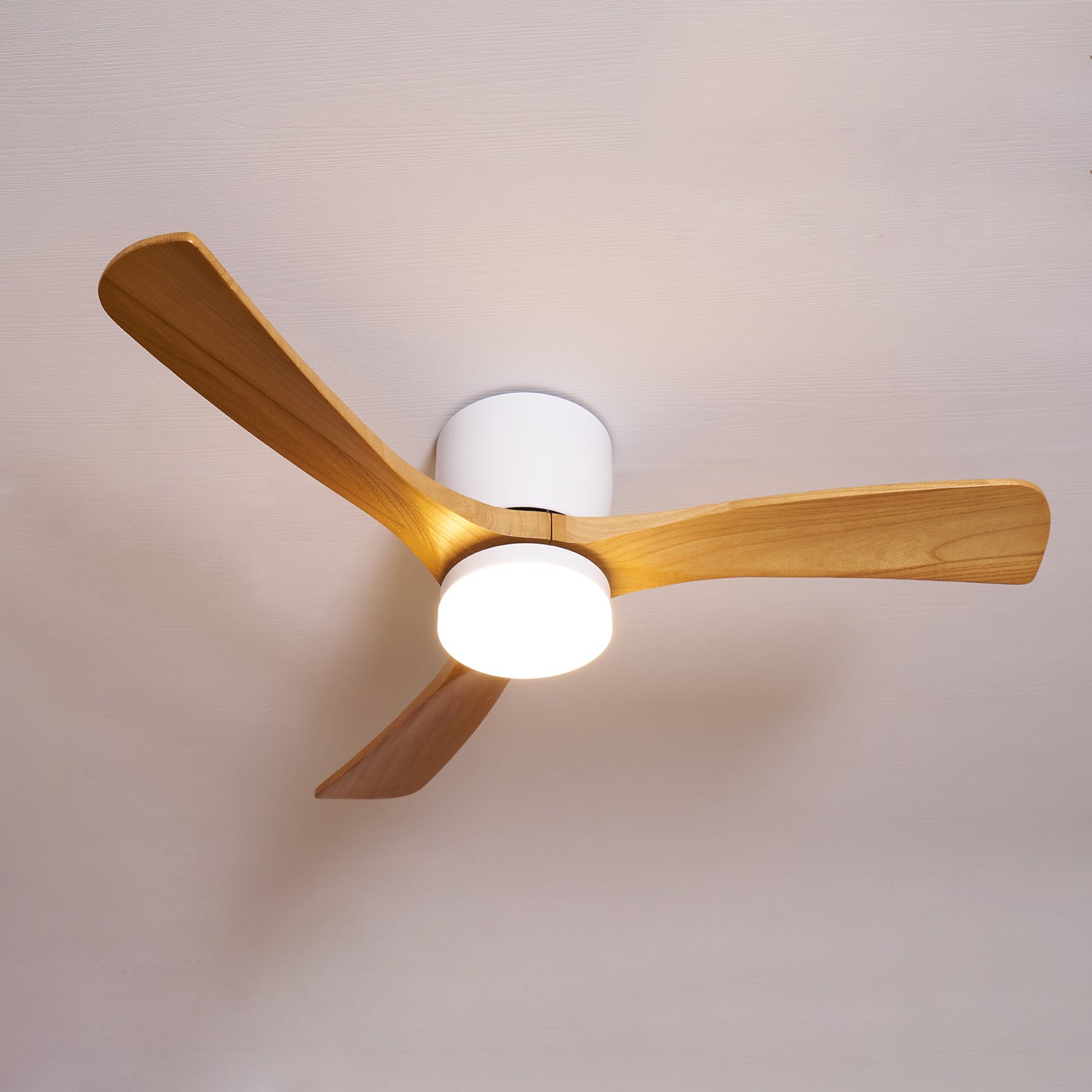 Lyio Houten LED Plafondventilator