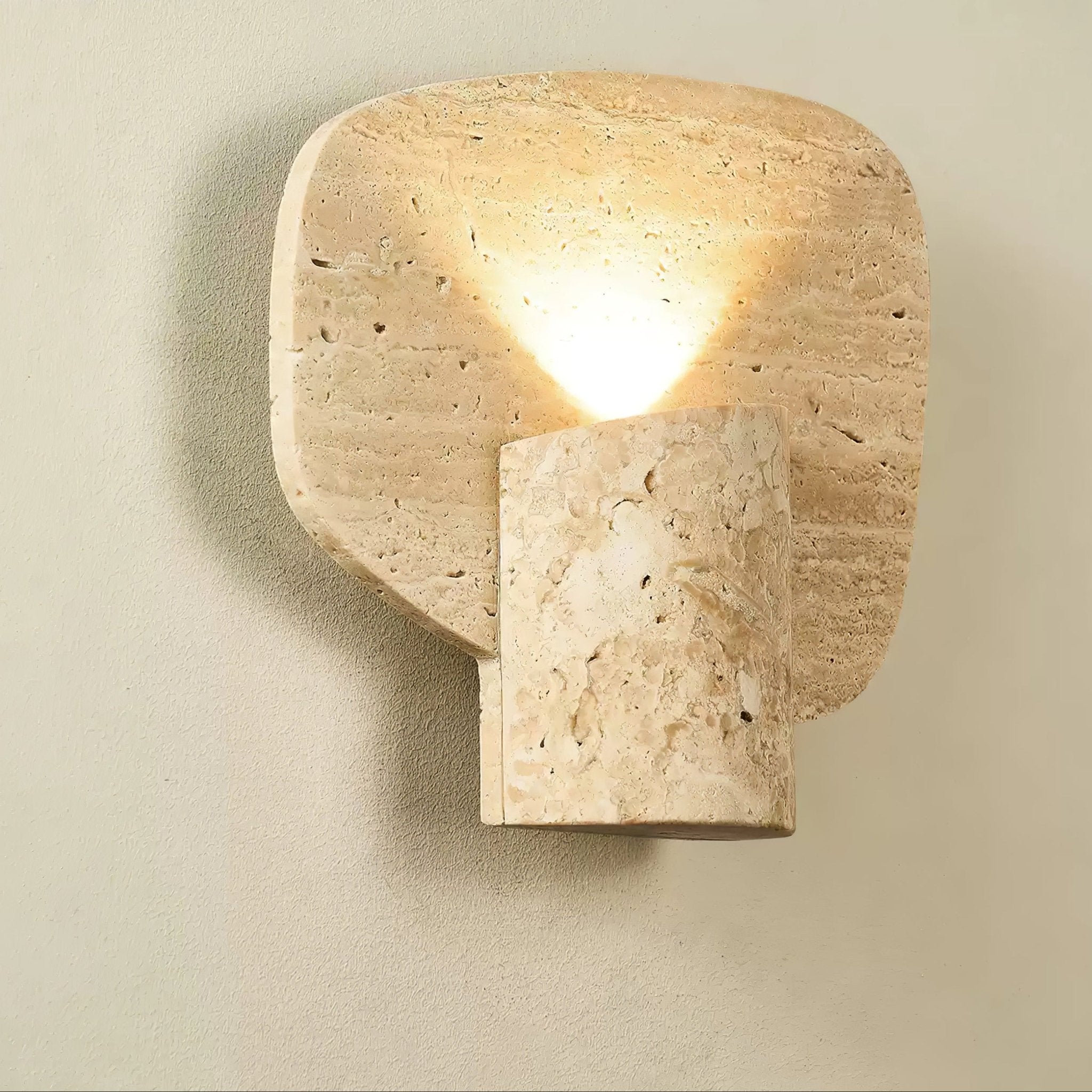 Cubone Natuursteen Wandlamp