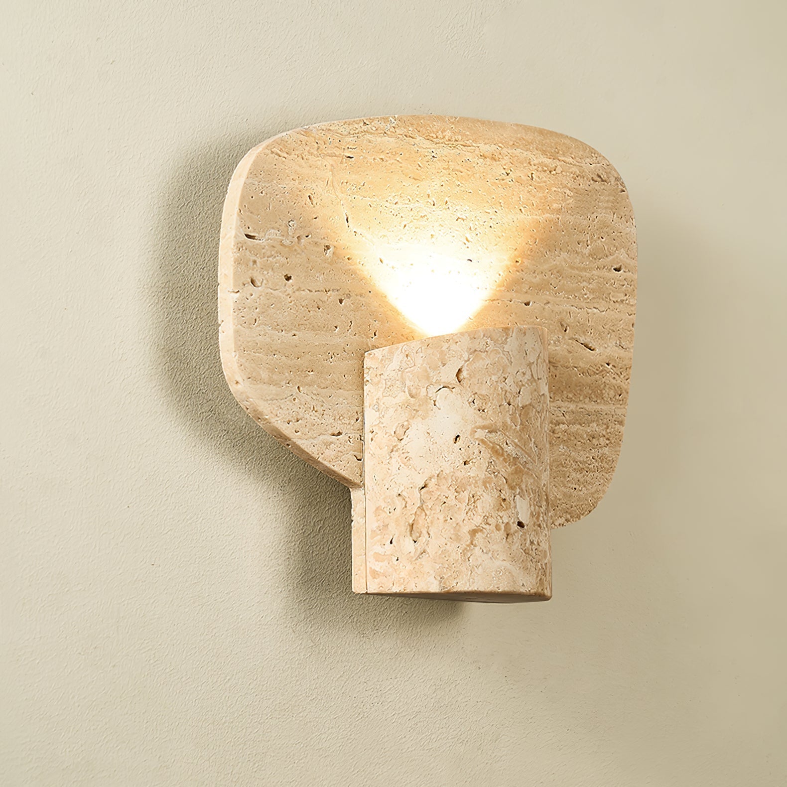 Cubone Natuursteen Wandlamp