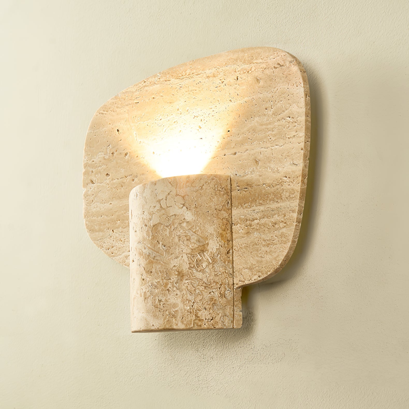 Cubone Natuursteen Wandlamp