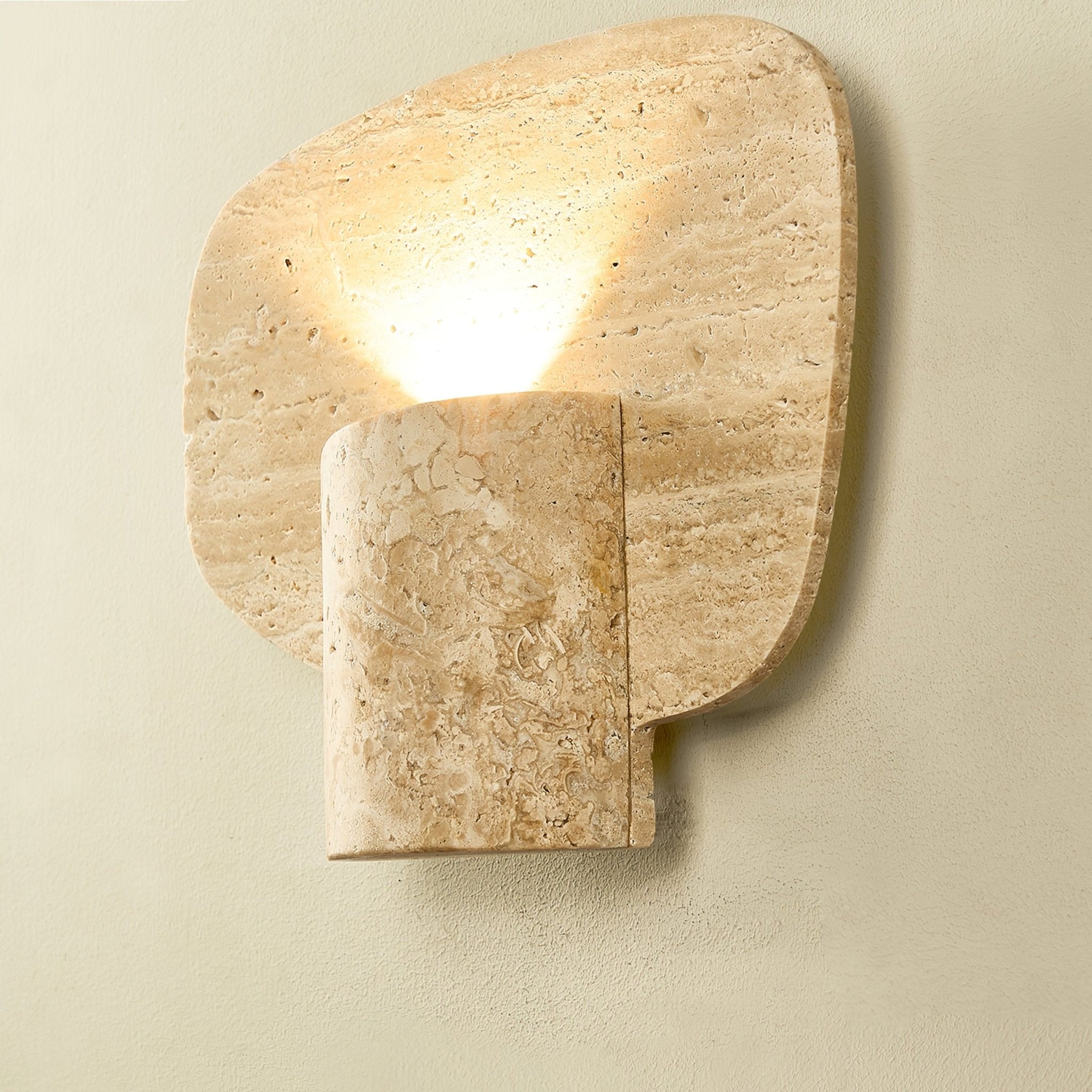 Cubone Natuursteen Wandlamp