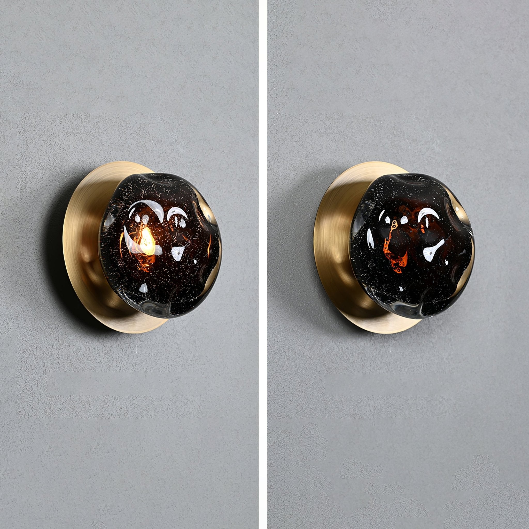 Oltan Lampada da Parete in Vetro