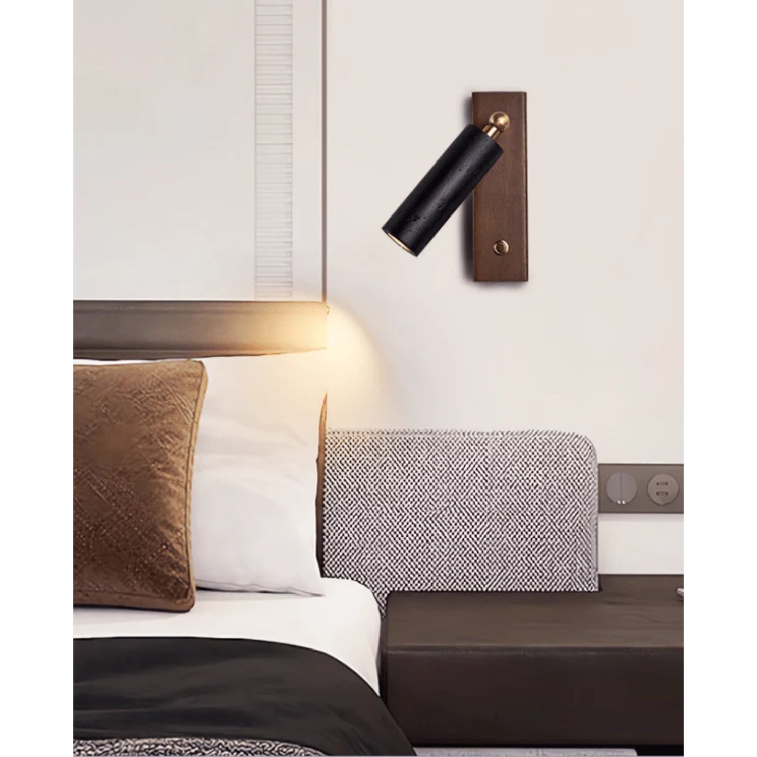 Lomos Scone Houten Wandlamp