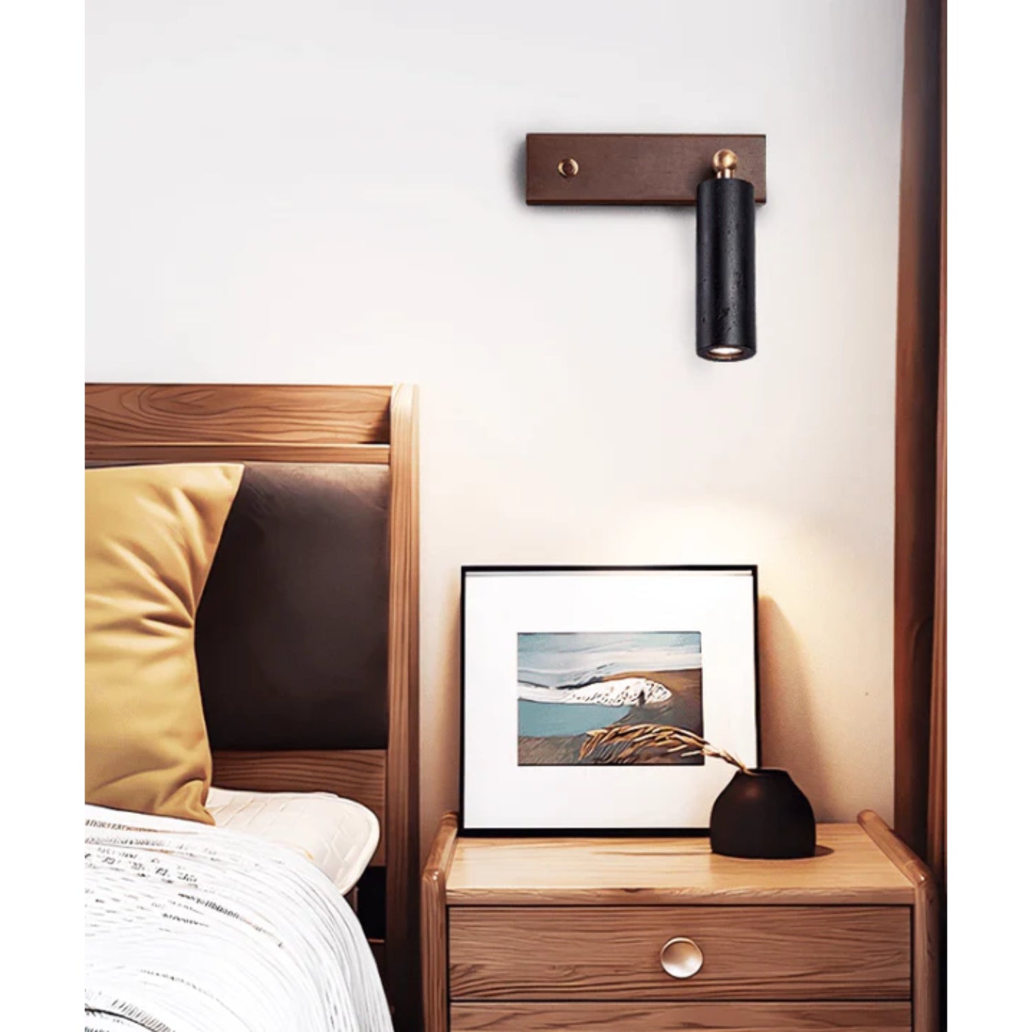 Lomos Scone Houten Wandlamp