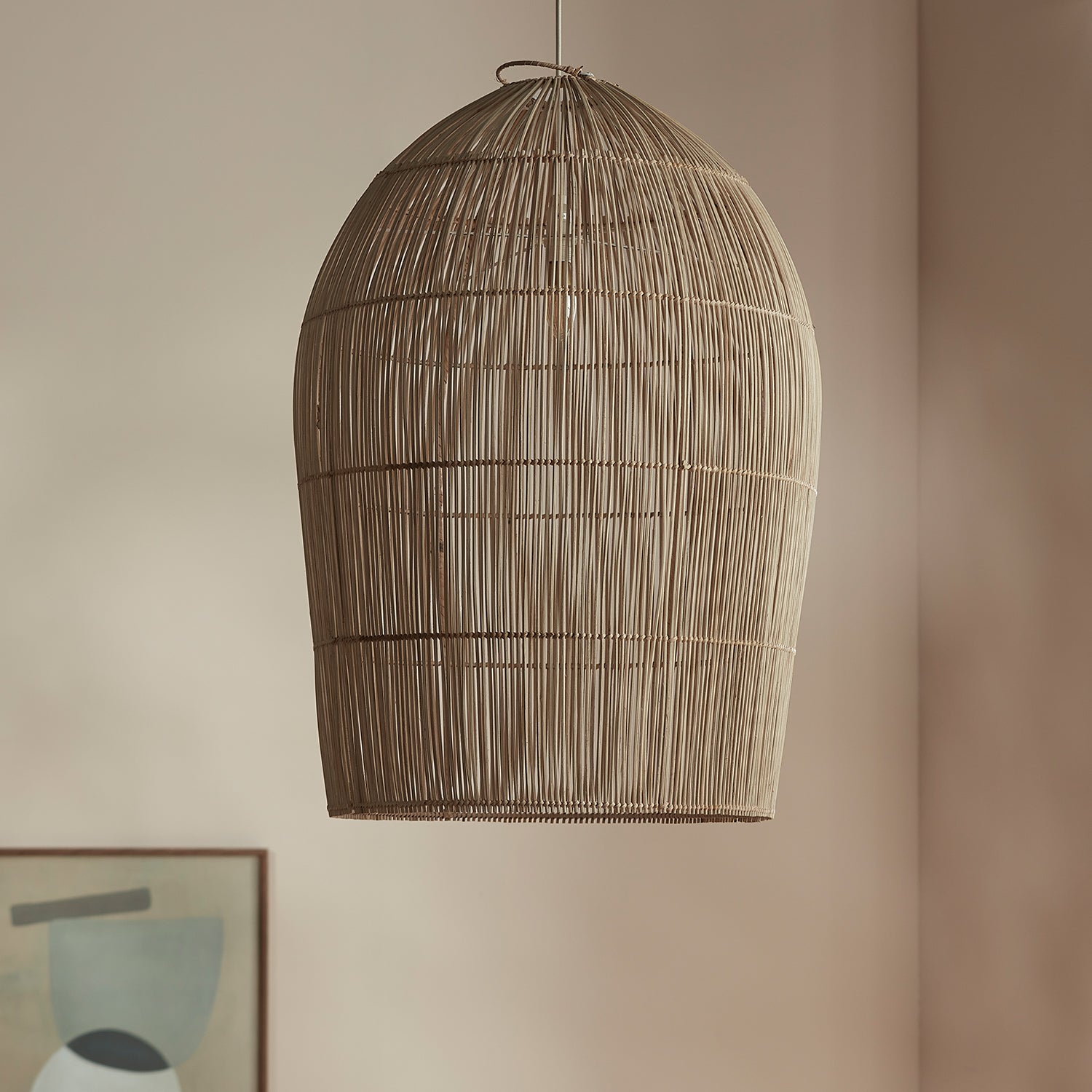 Savana Bamboe Boho Hanglamp