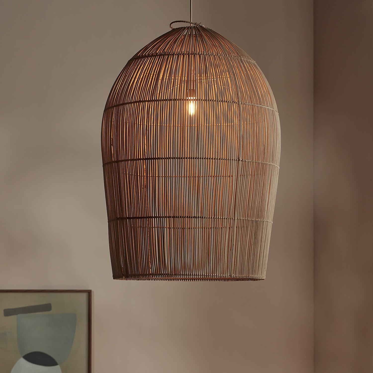 Savana Bamboe Boho Hanglamp