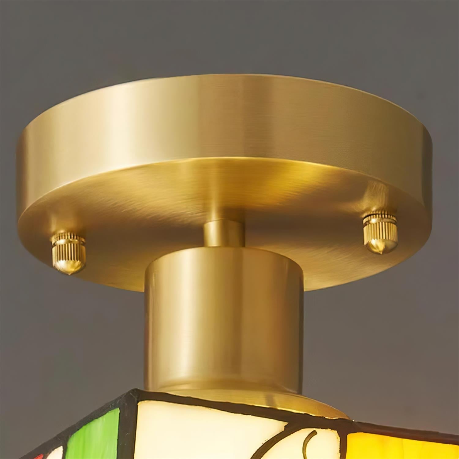 Dovesa Tiffany Plafondlamp