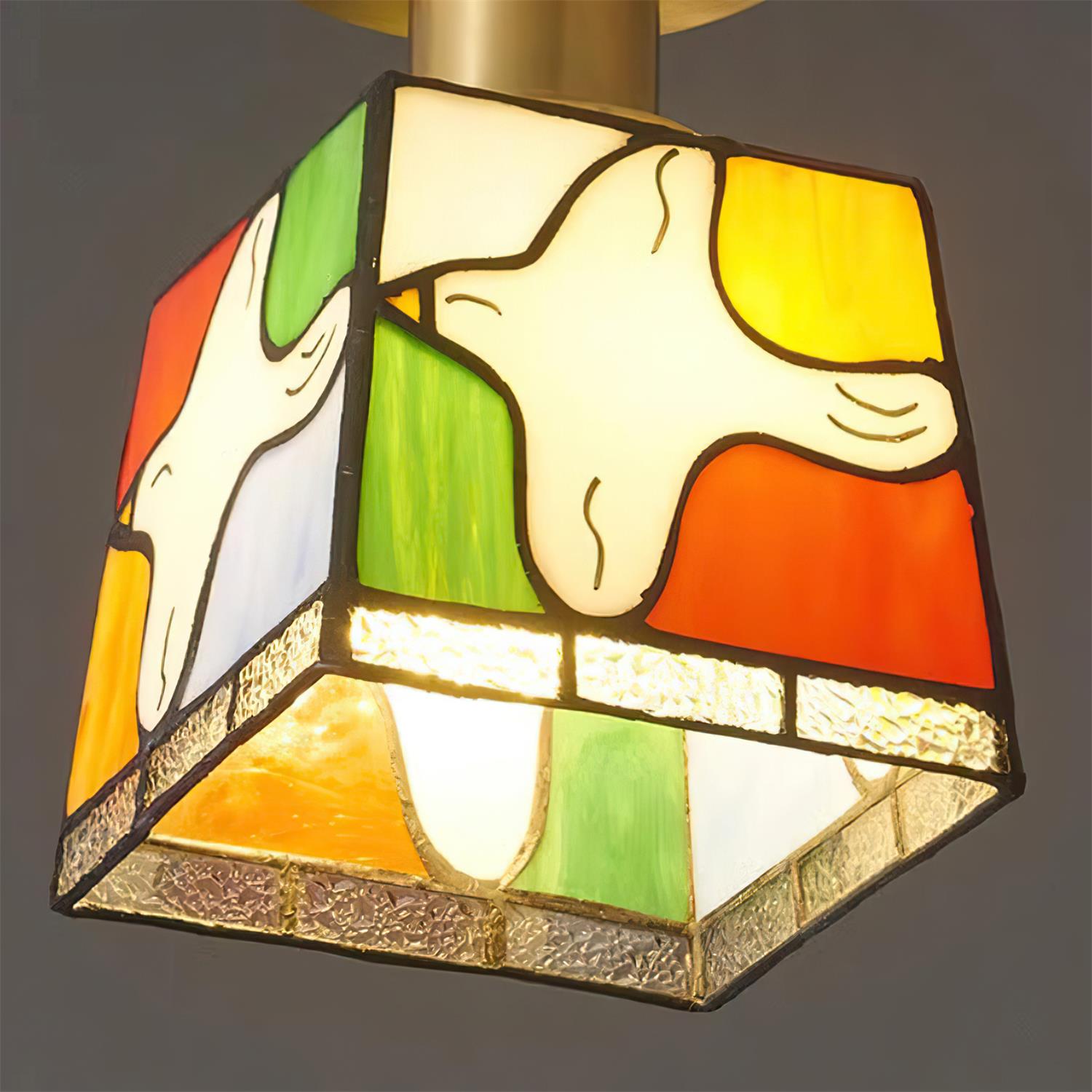 Dovesa Tiffany Plafondlamp