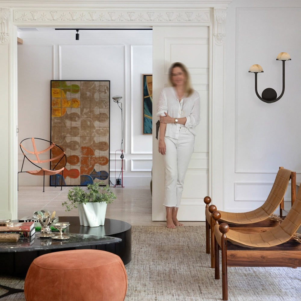 Hinszo Albasten Wandlamp