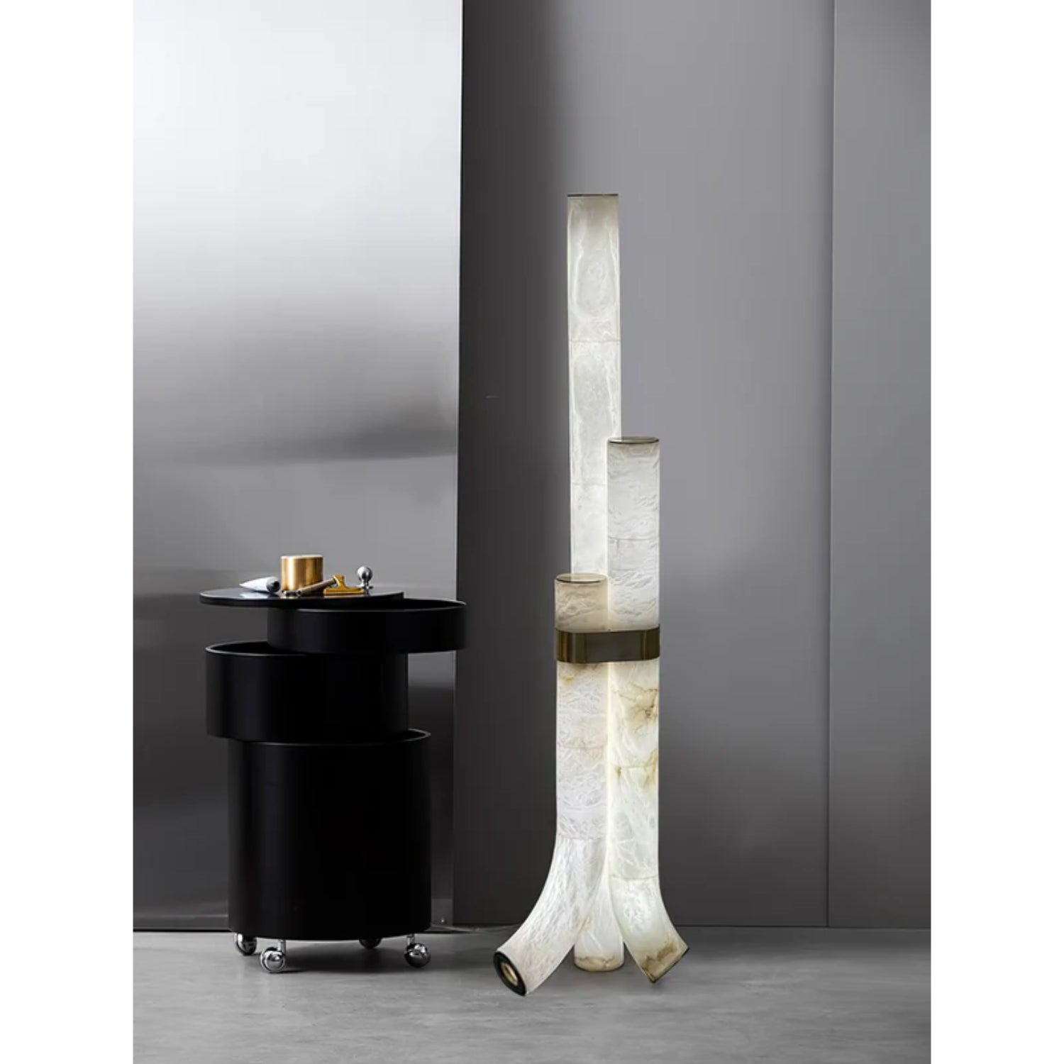 Pylese Triple Albasten Vloerlamp