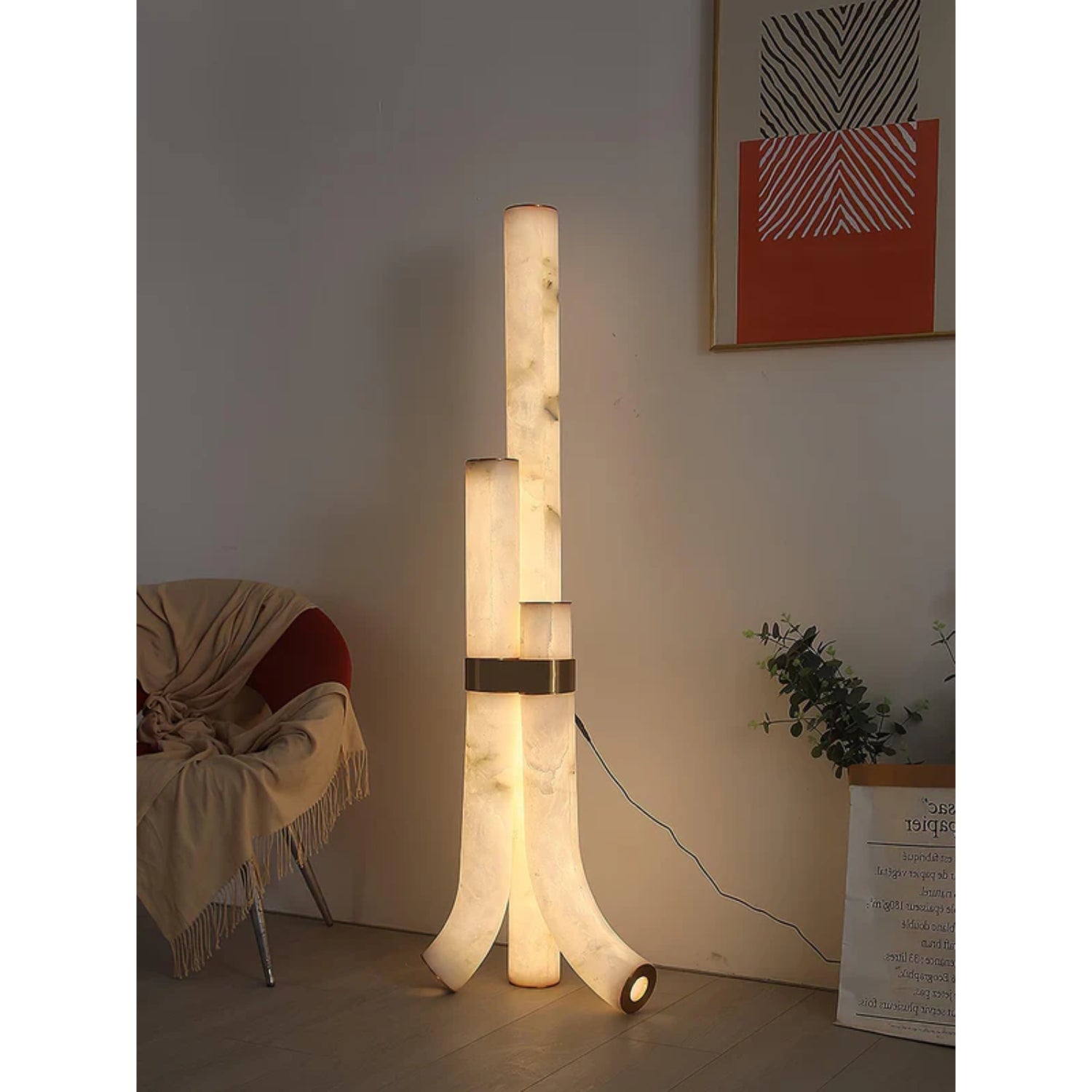 Pylese Triple Albasten Vloerlamp