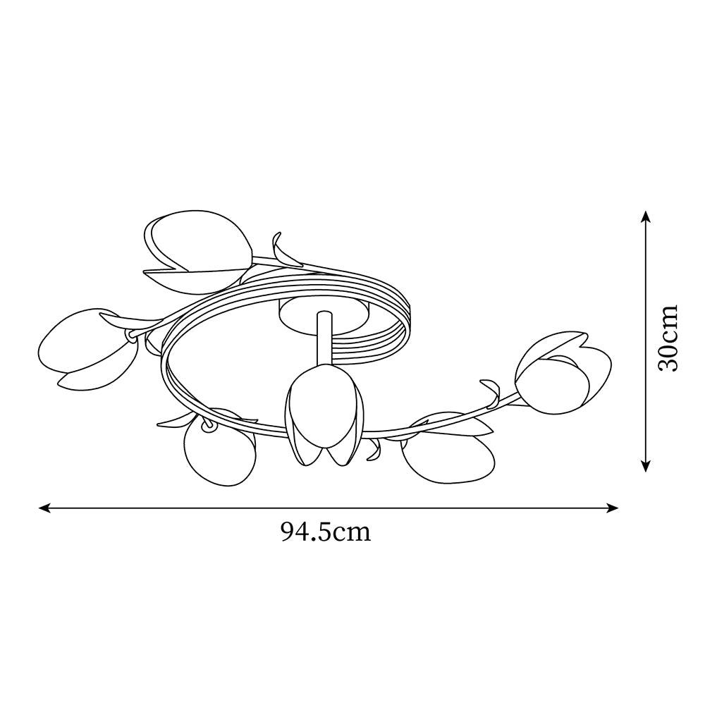 Grozan Flower Plafondlamp