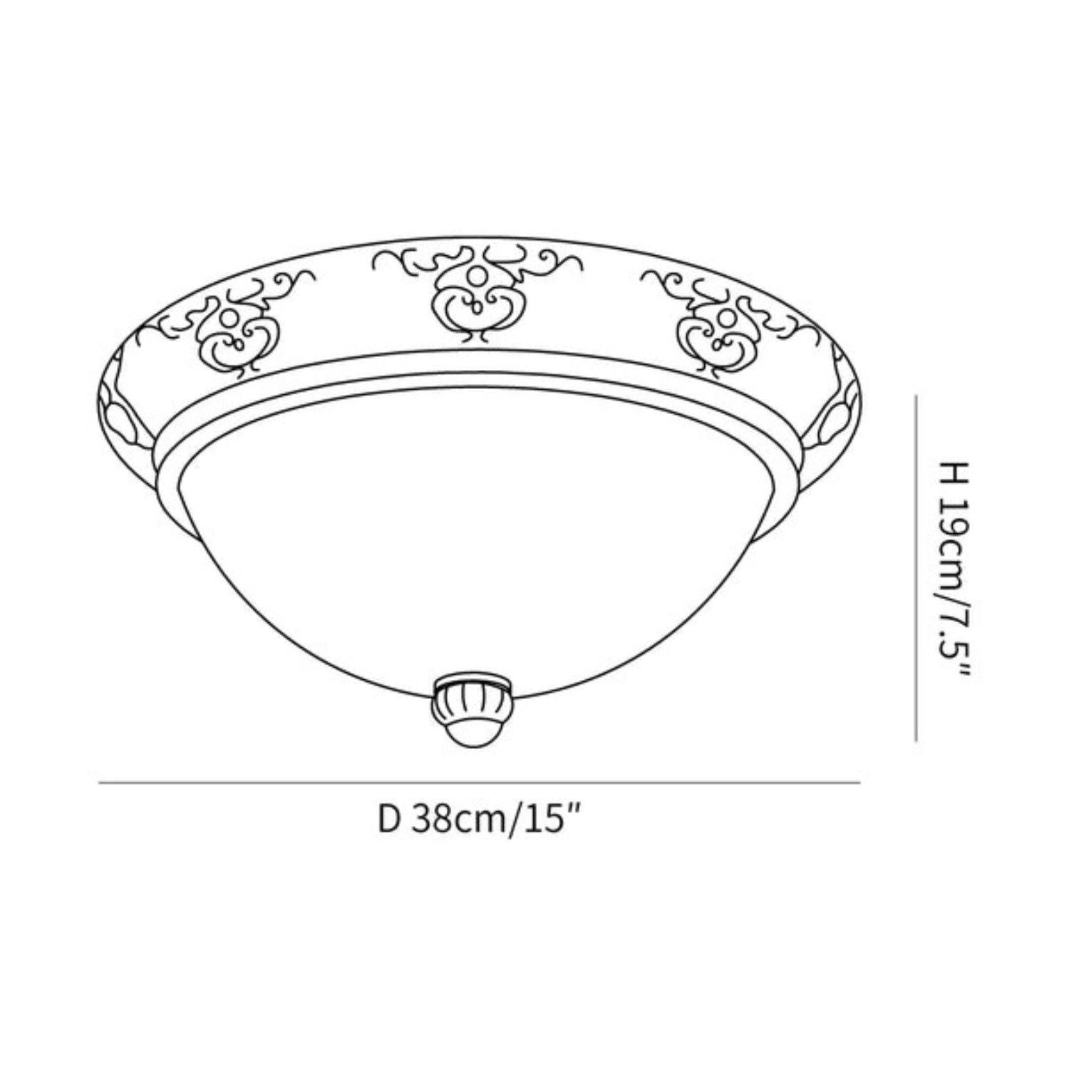 Bafoles Lampada da soffitto