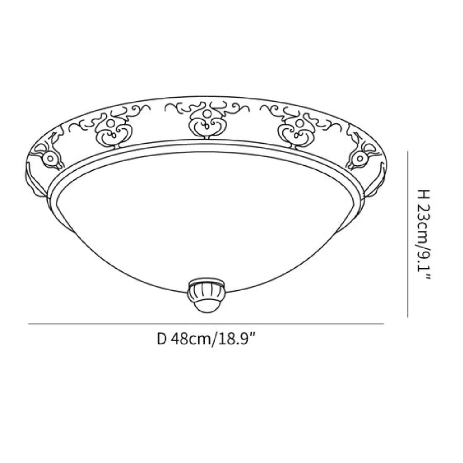 Bafoles Lampada da soffitto