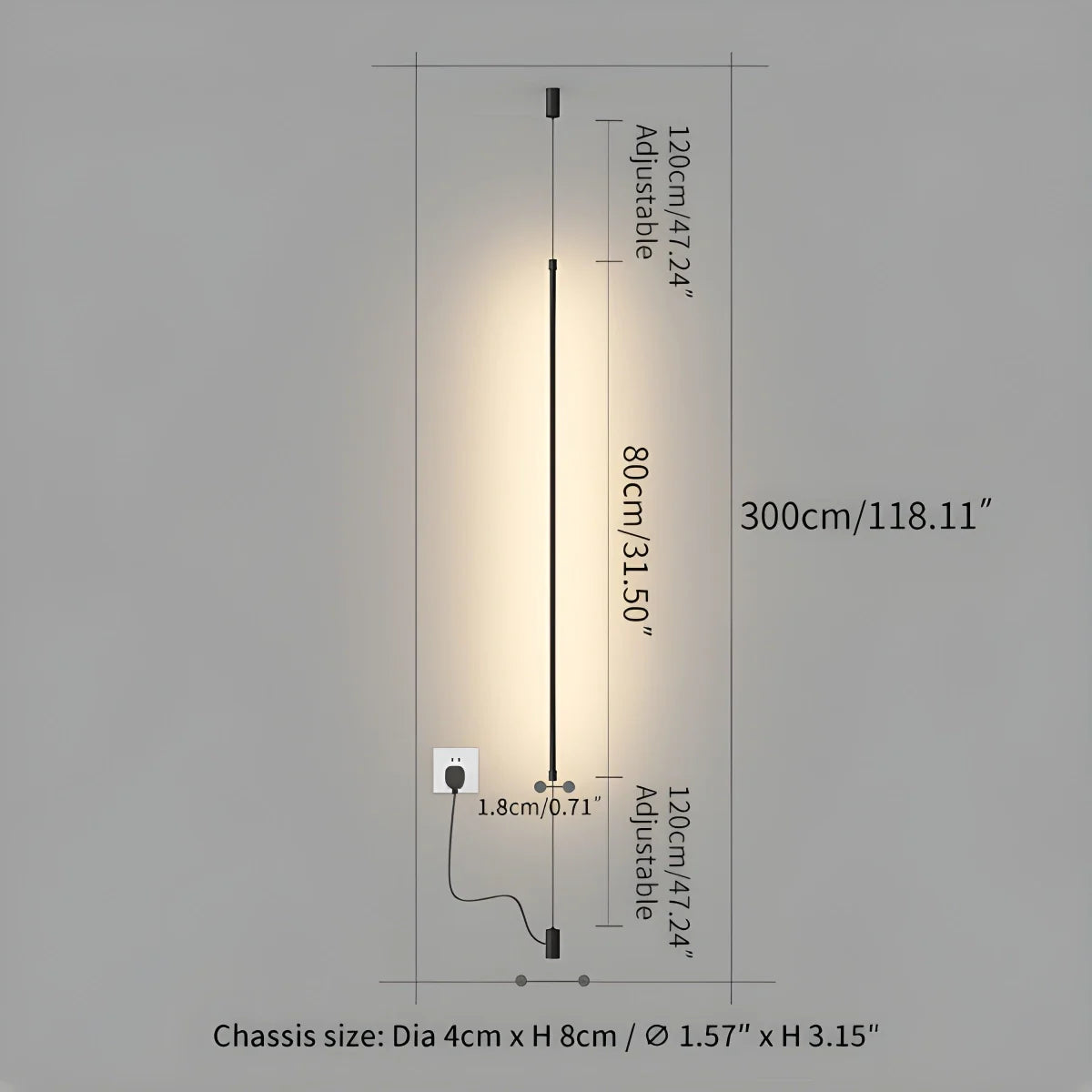 Belzon Vloer Tot Plafond Lamp