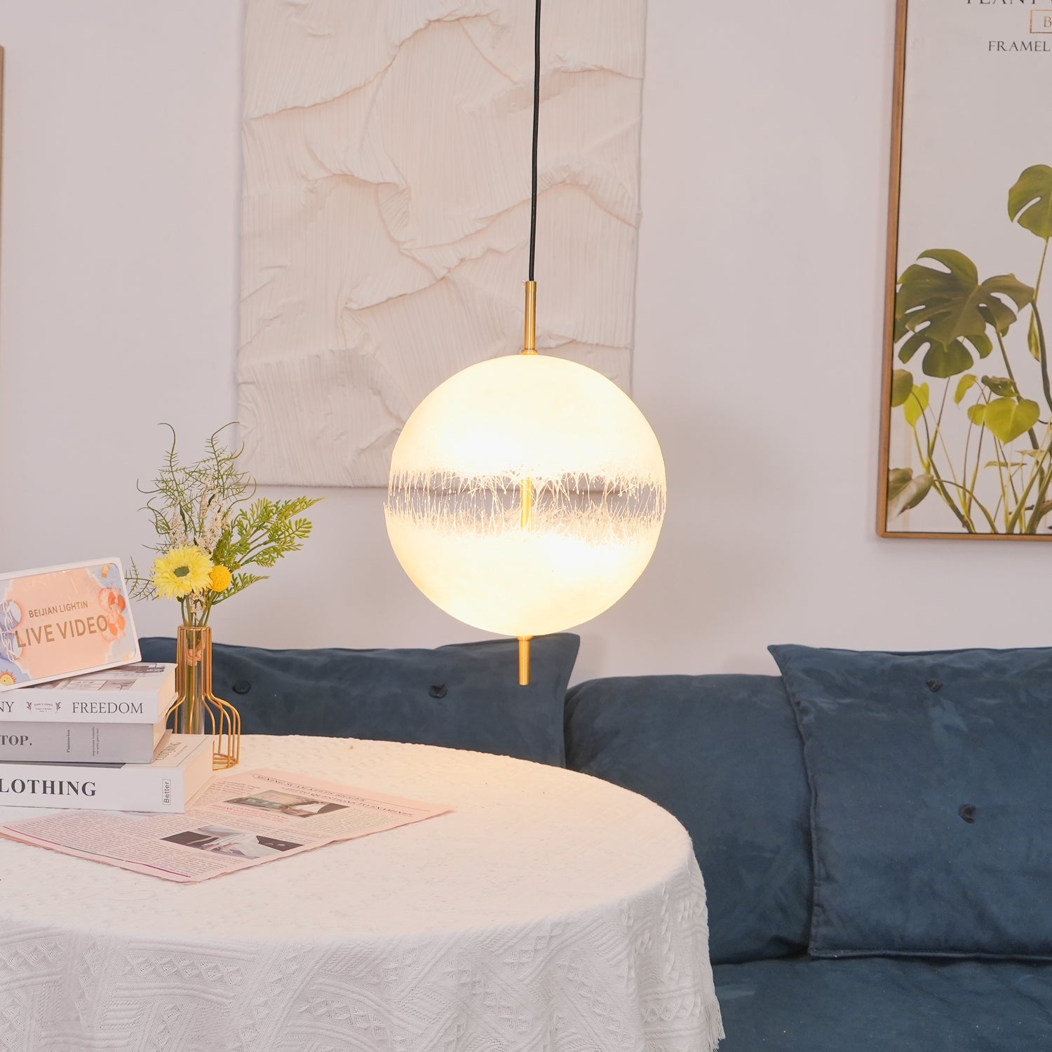 Lampada a sospensione Pereneo