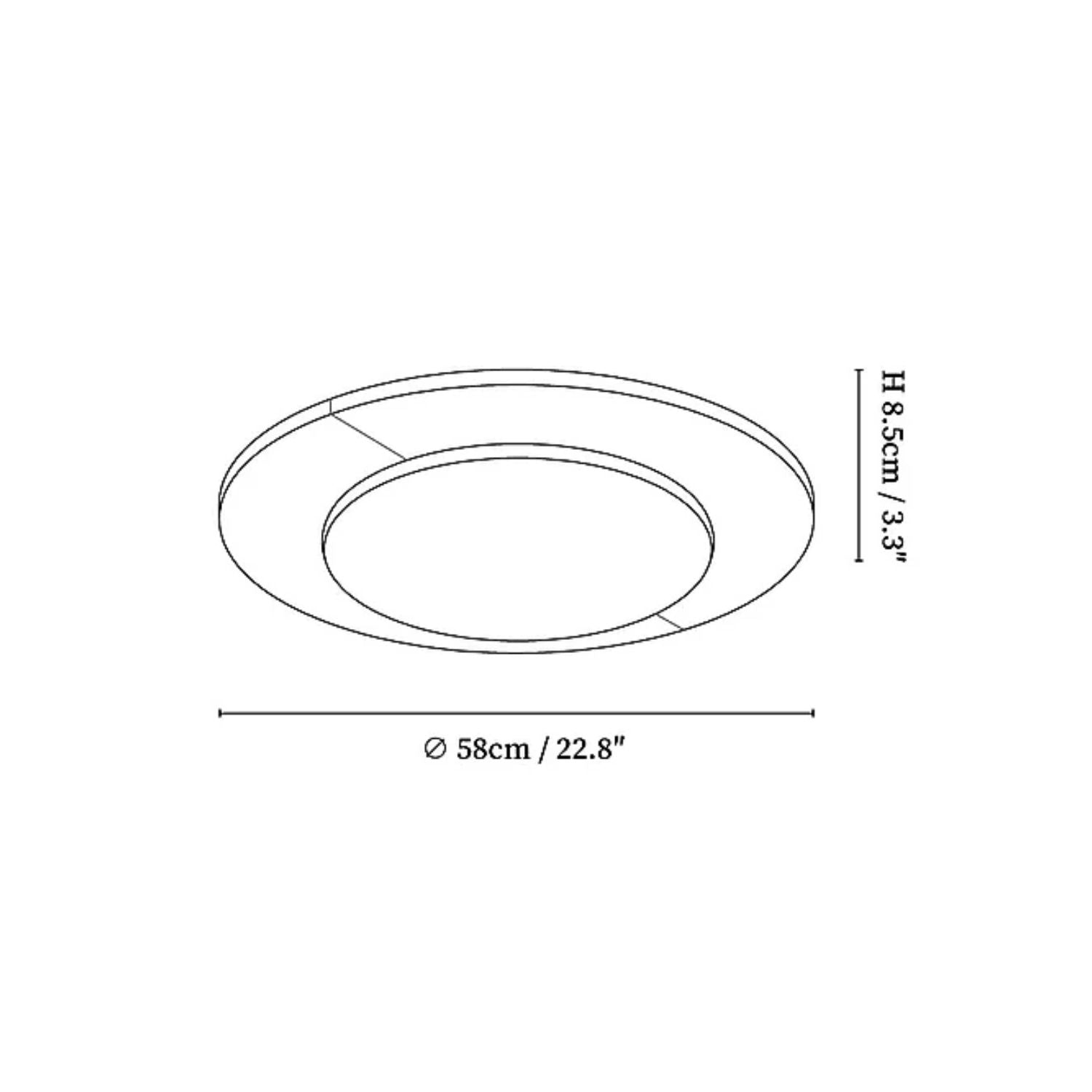 Cemofis Travertijn Plafondlamp